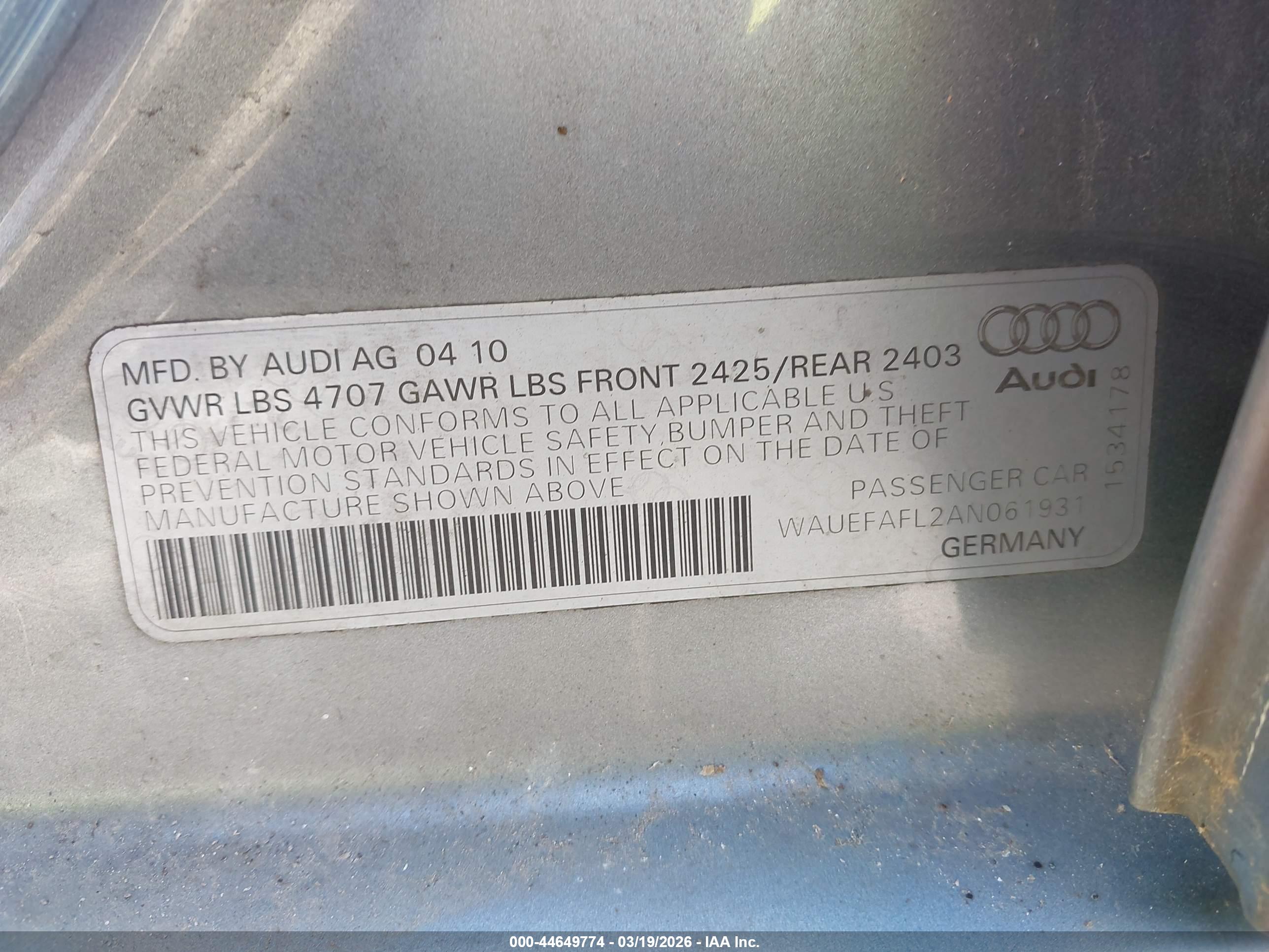 AUDI A4 image 9
