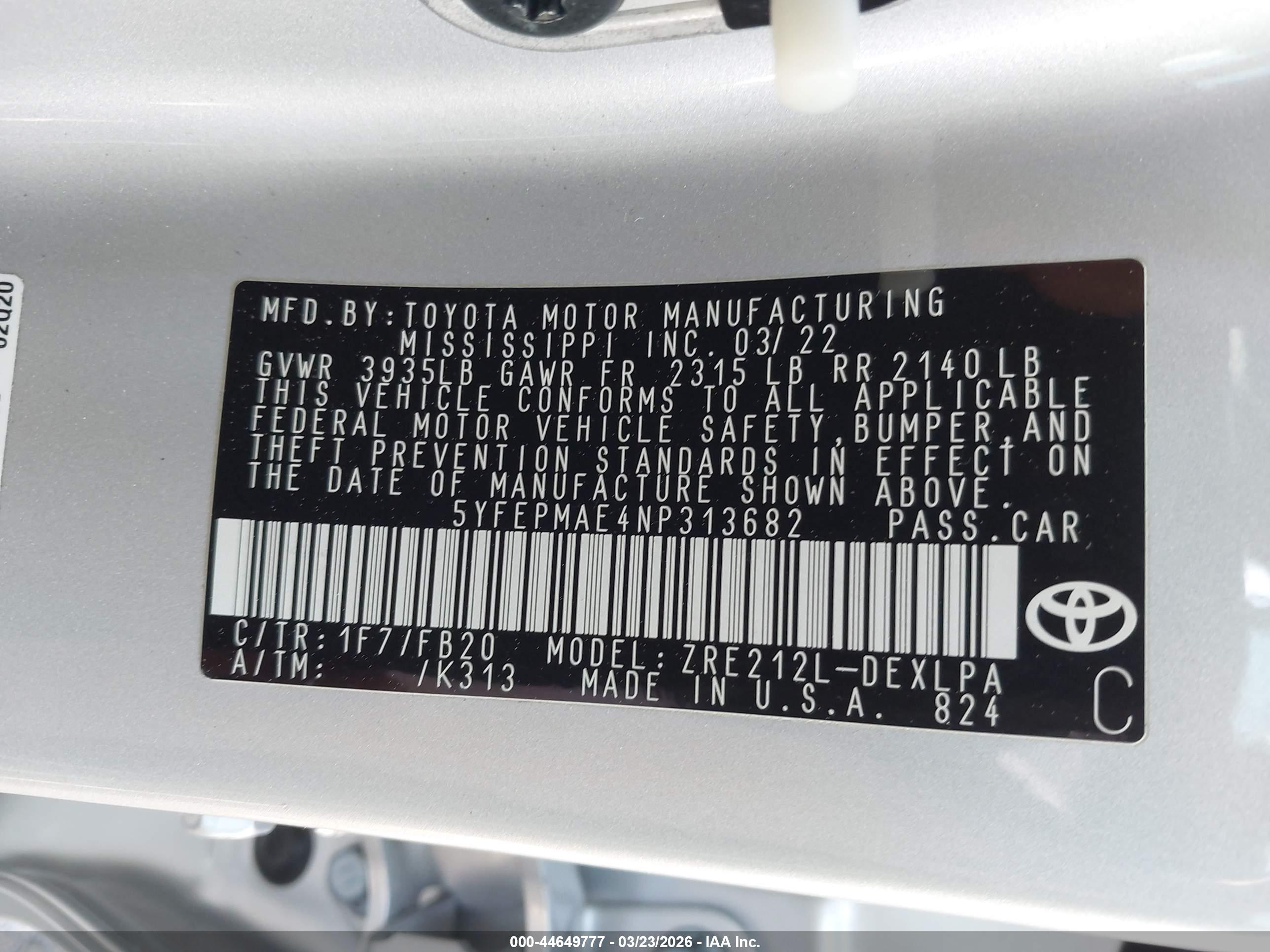 TOYOTA COROLLA image 9