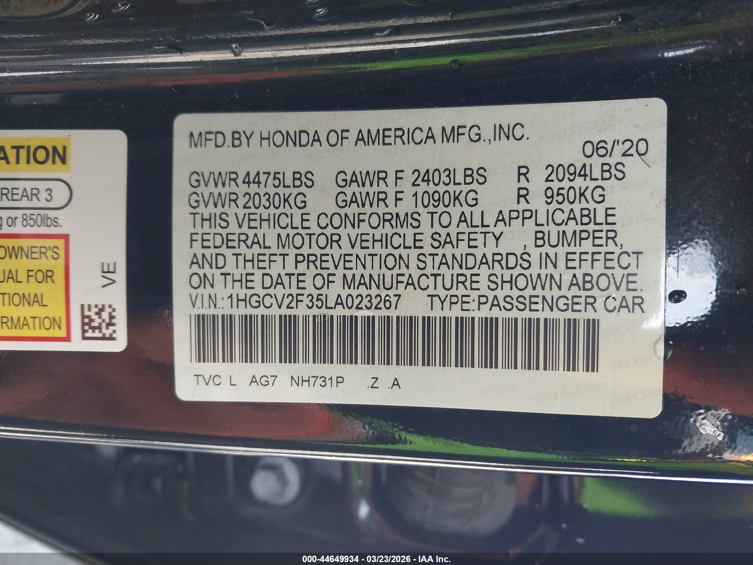HONDA ACCORD image 9