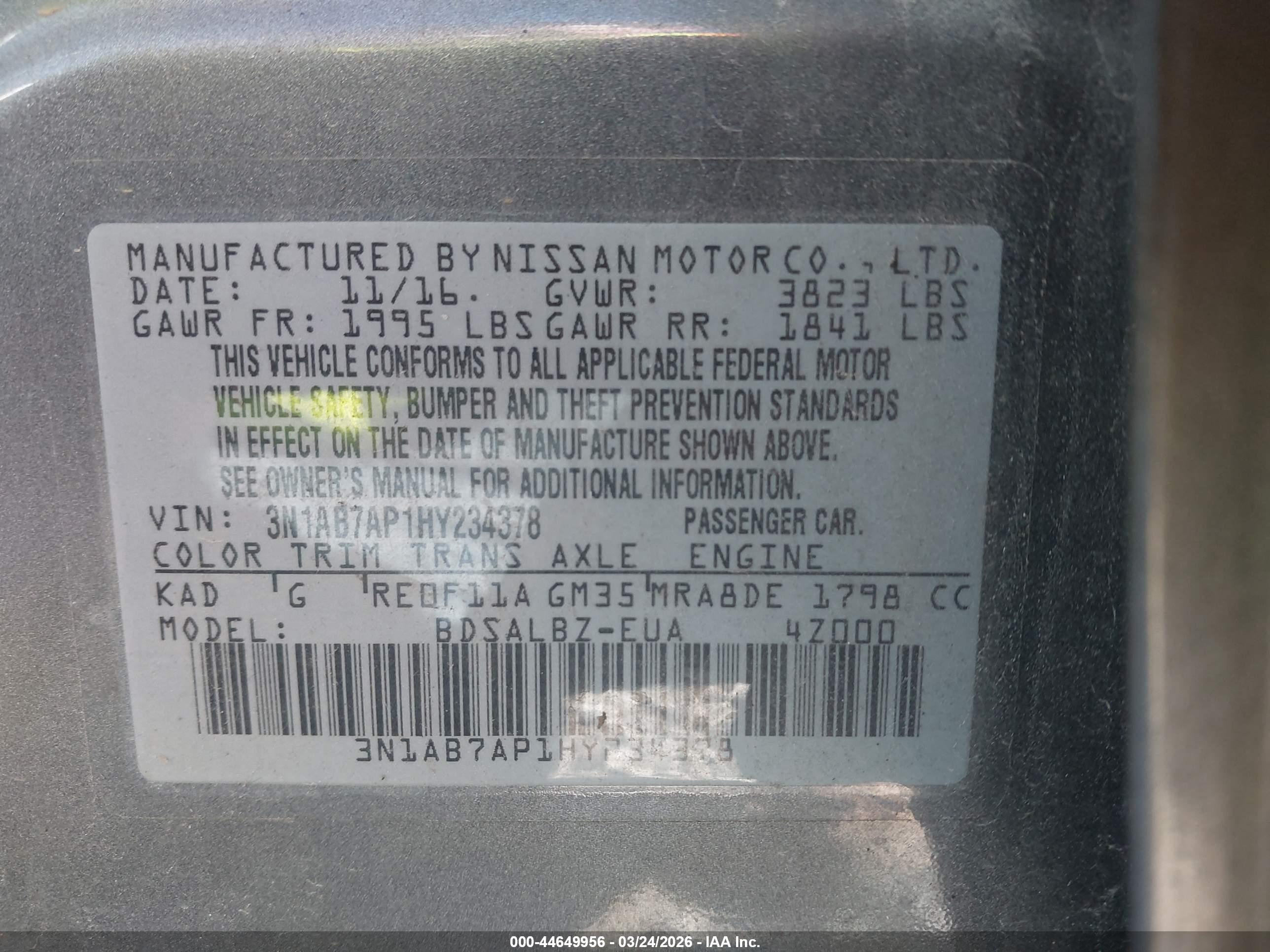 NISSAN SENTRA image 9