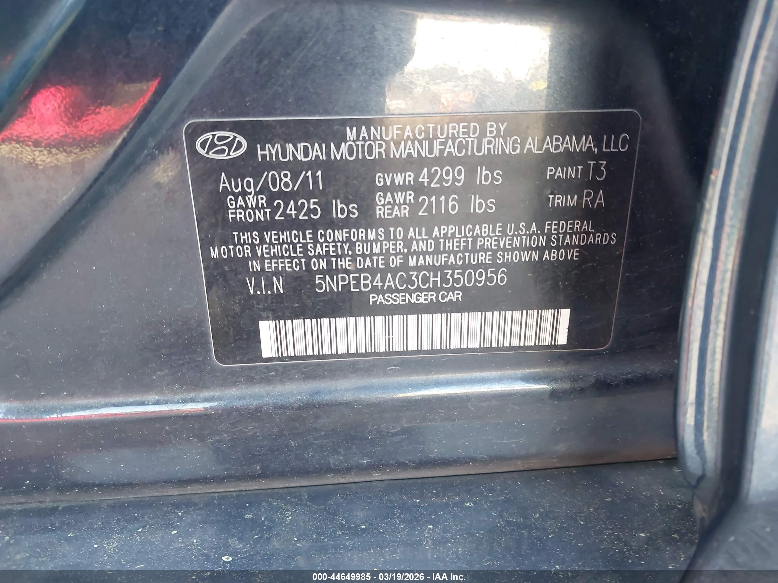 HYUNDAI SONATA image 9