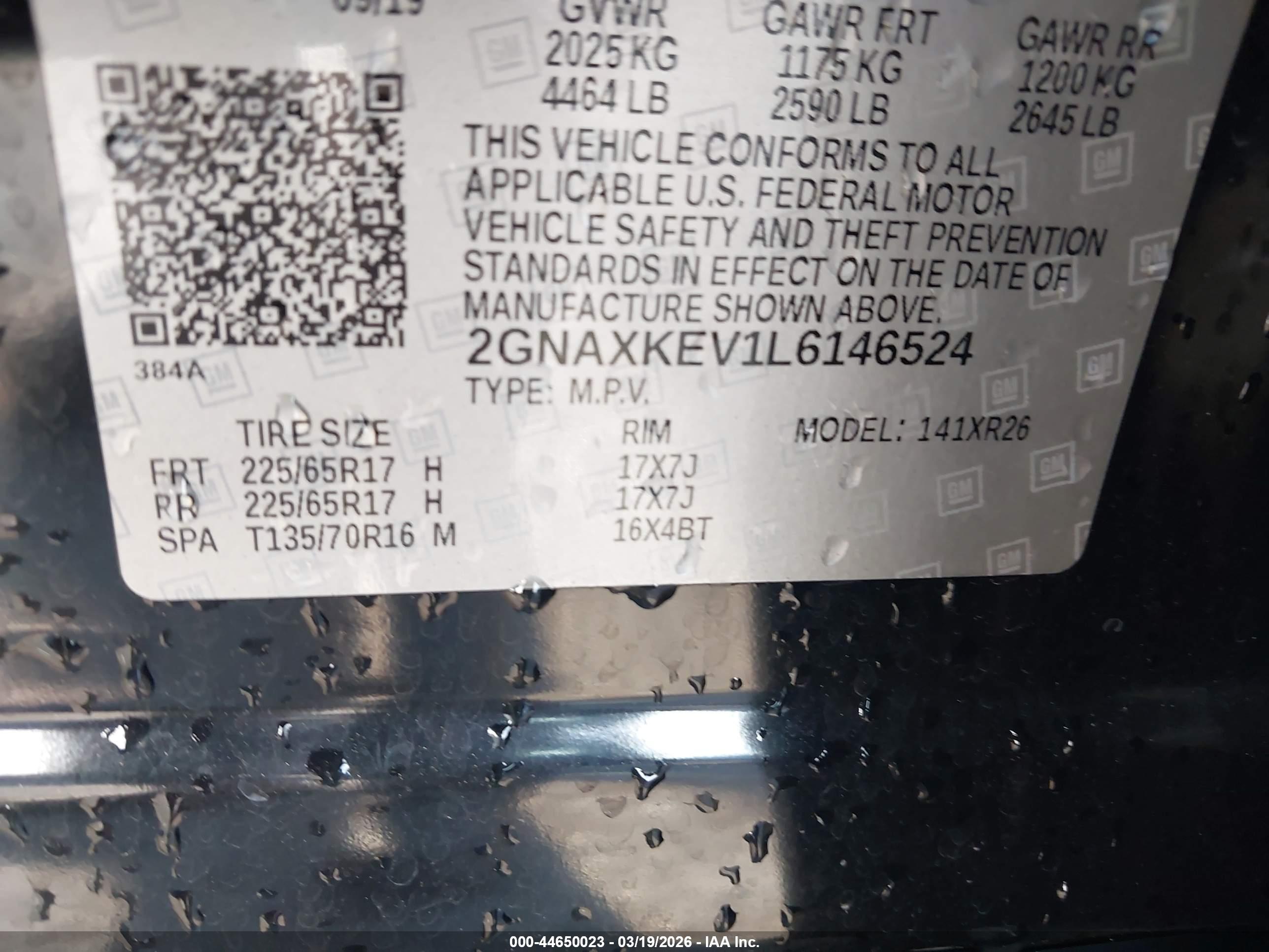 CHEVROLET EQUINOX image 9