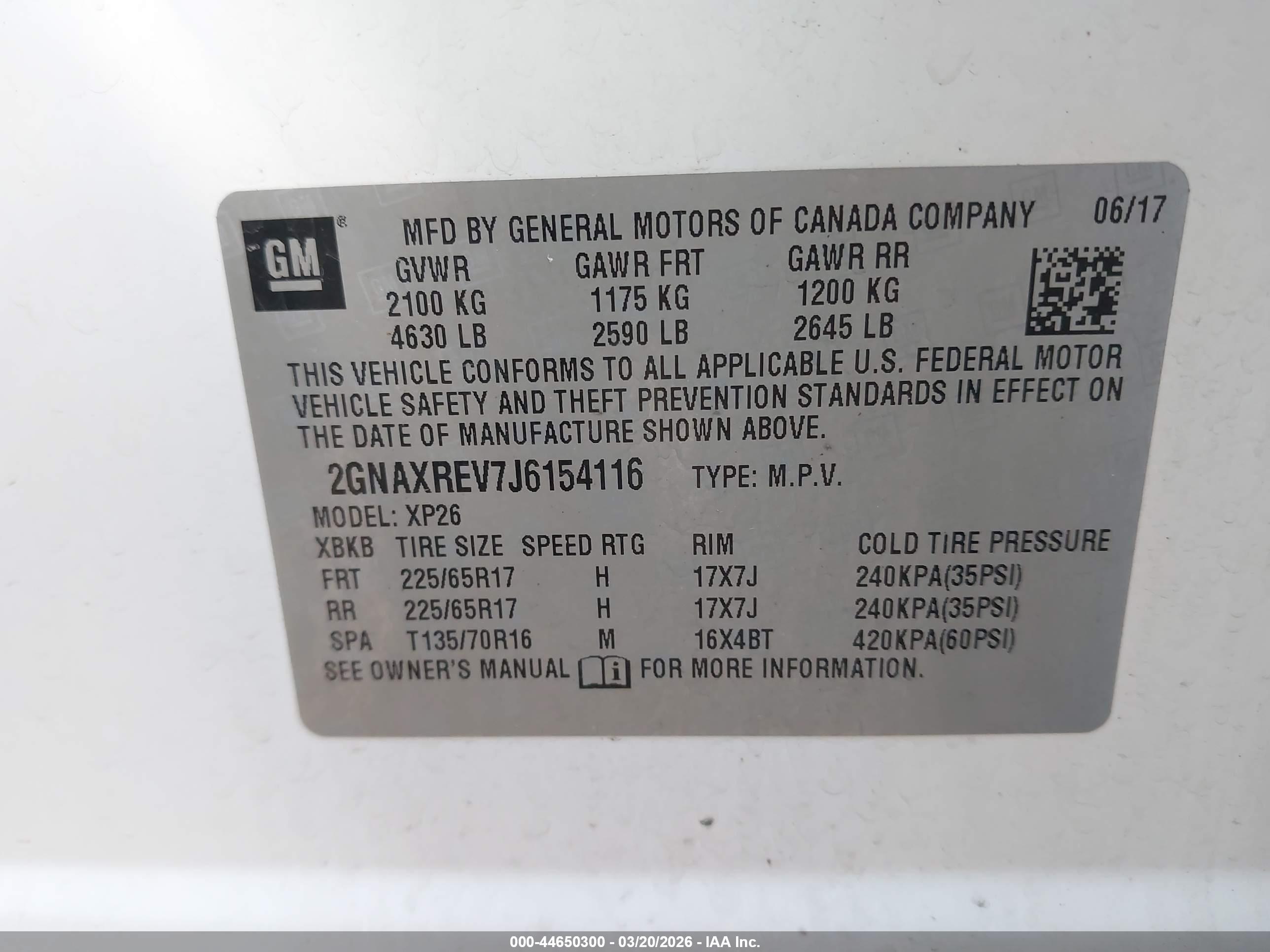 CHEVROLET EQUINOX image 9