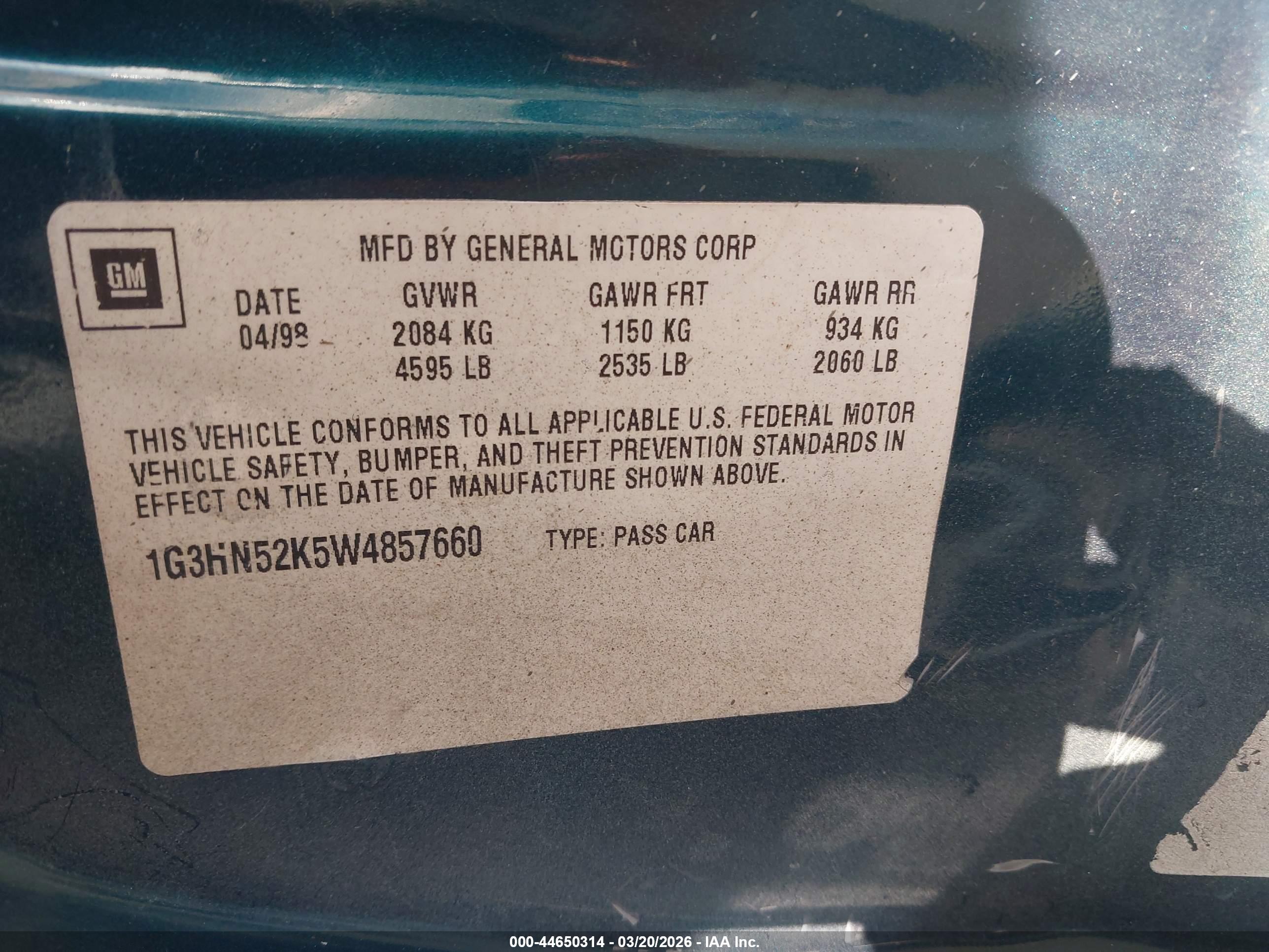 OLDSMOBILE EIGHTY-EIGHT image 9