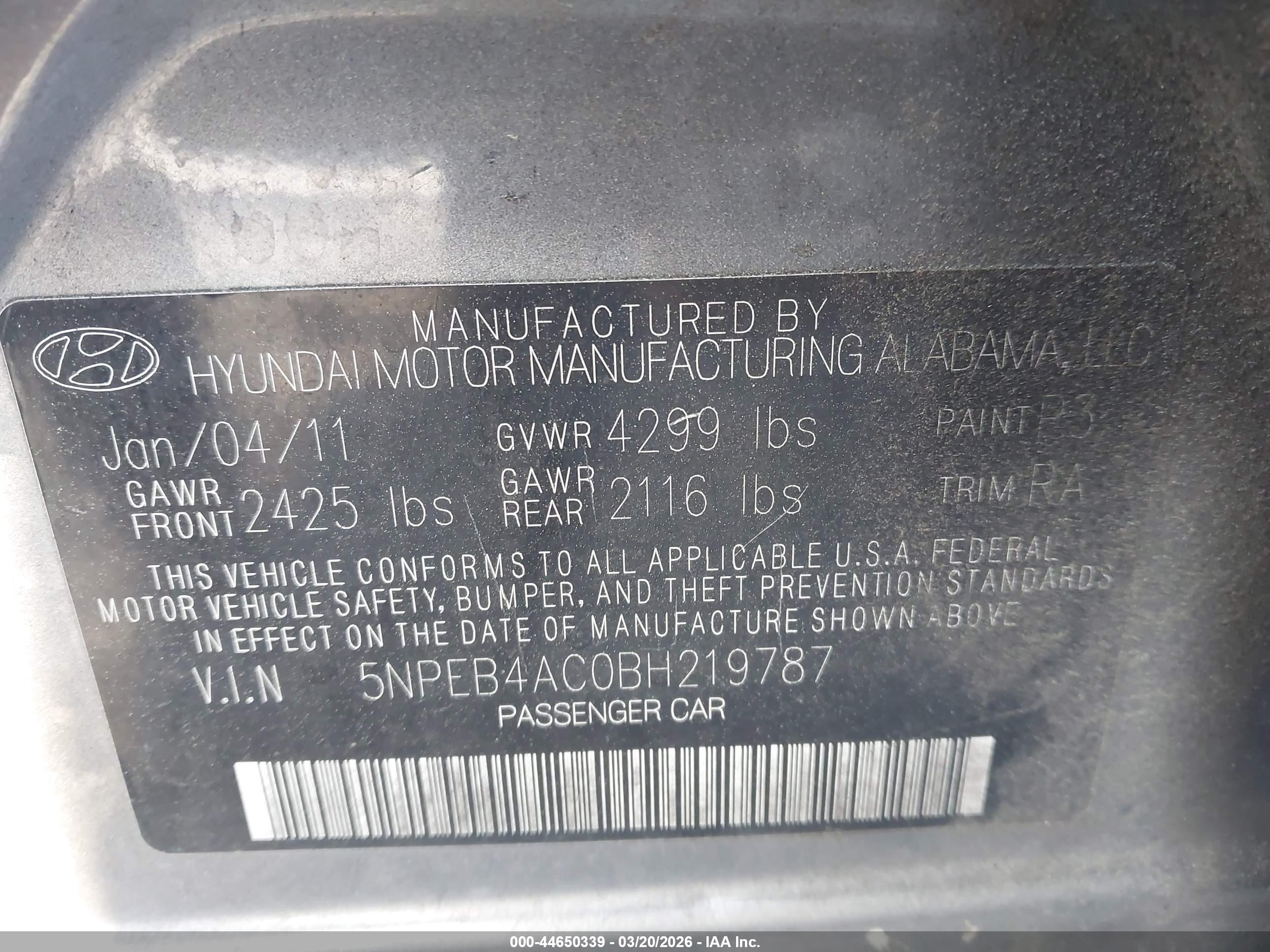 HYUNDAI SONATA image 9