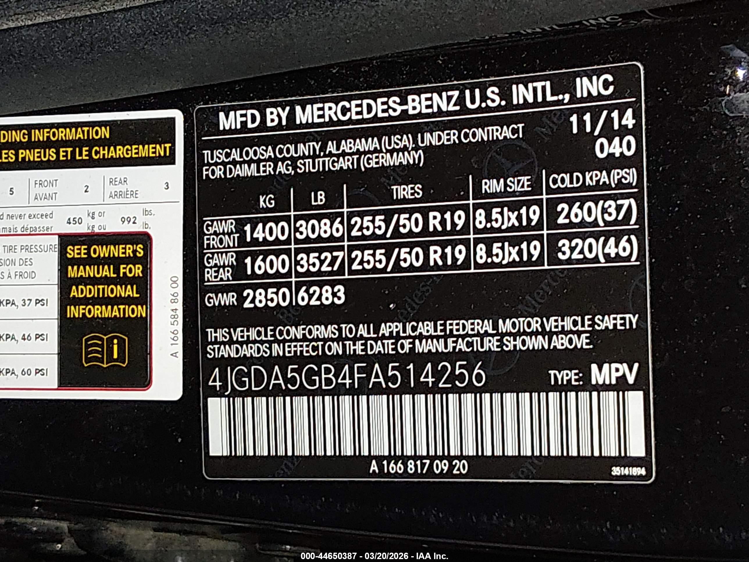 MERCEDES-BENZ ML image 9
