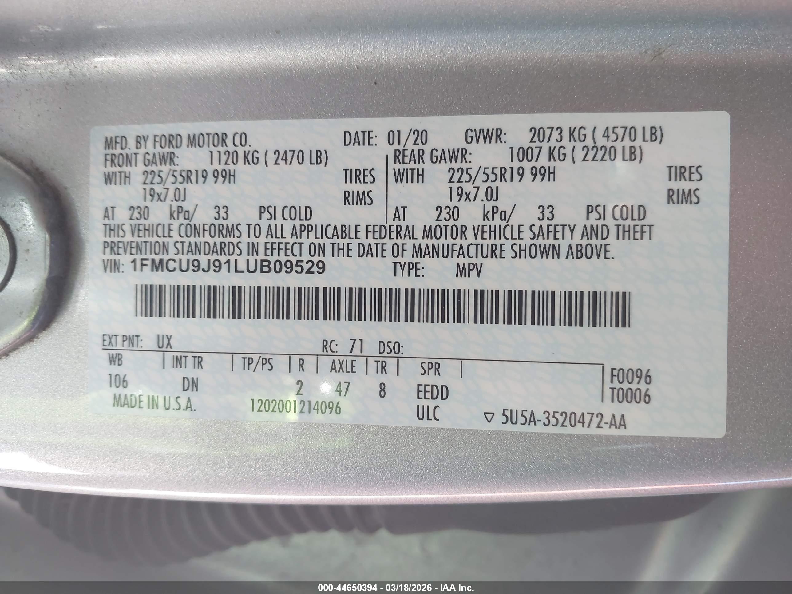 FORD ESCAPE image 9