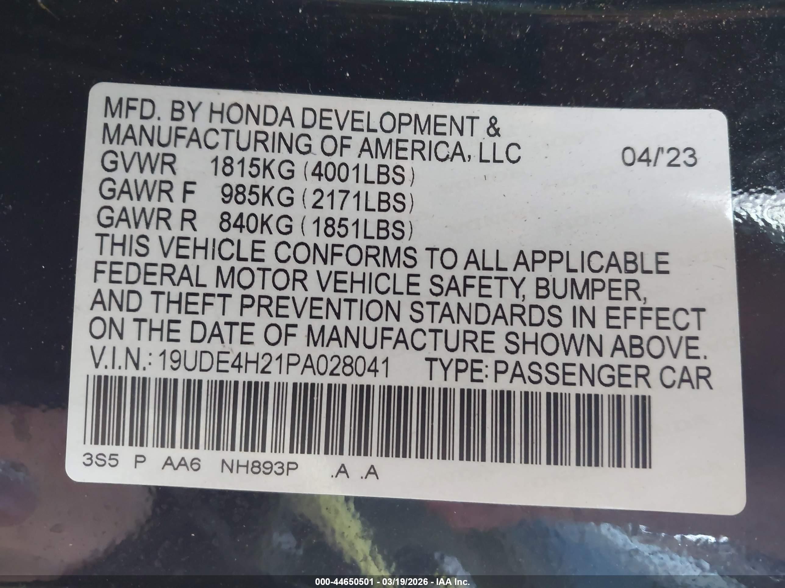 ACURA INTEGRA image 9