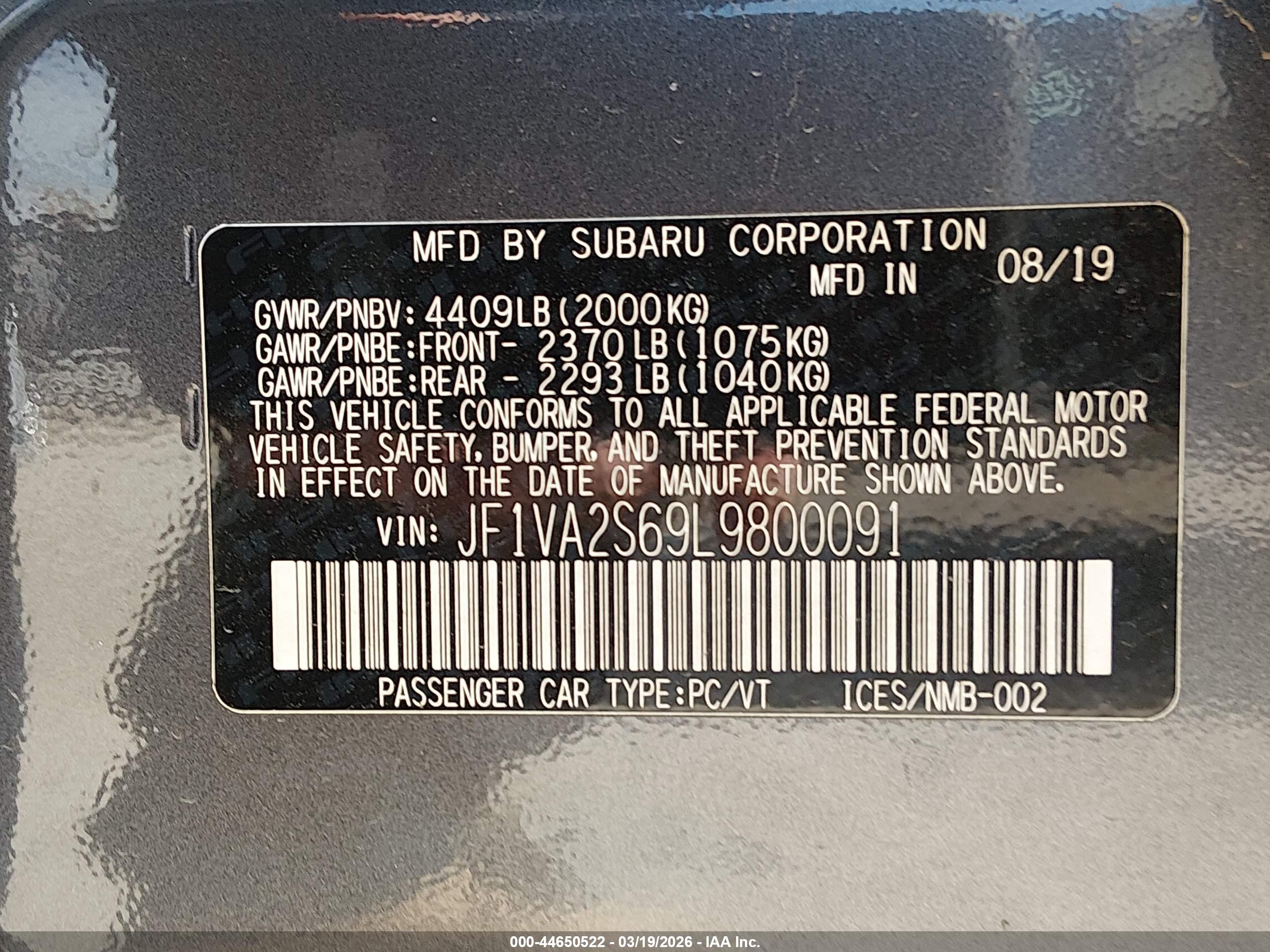 SUBARU WRX image 9