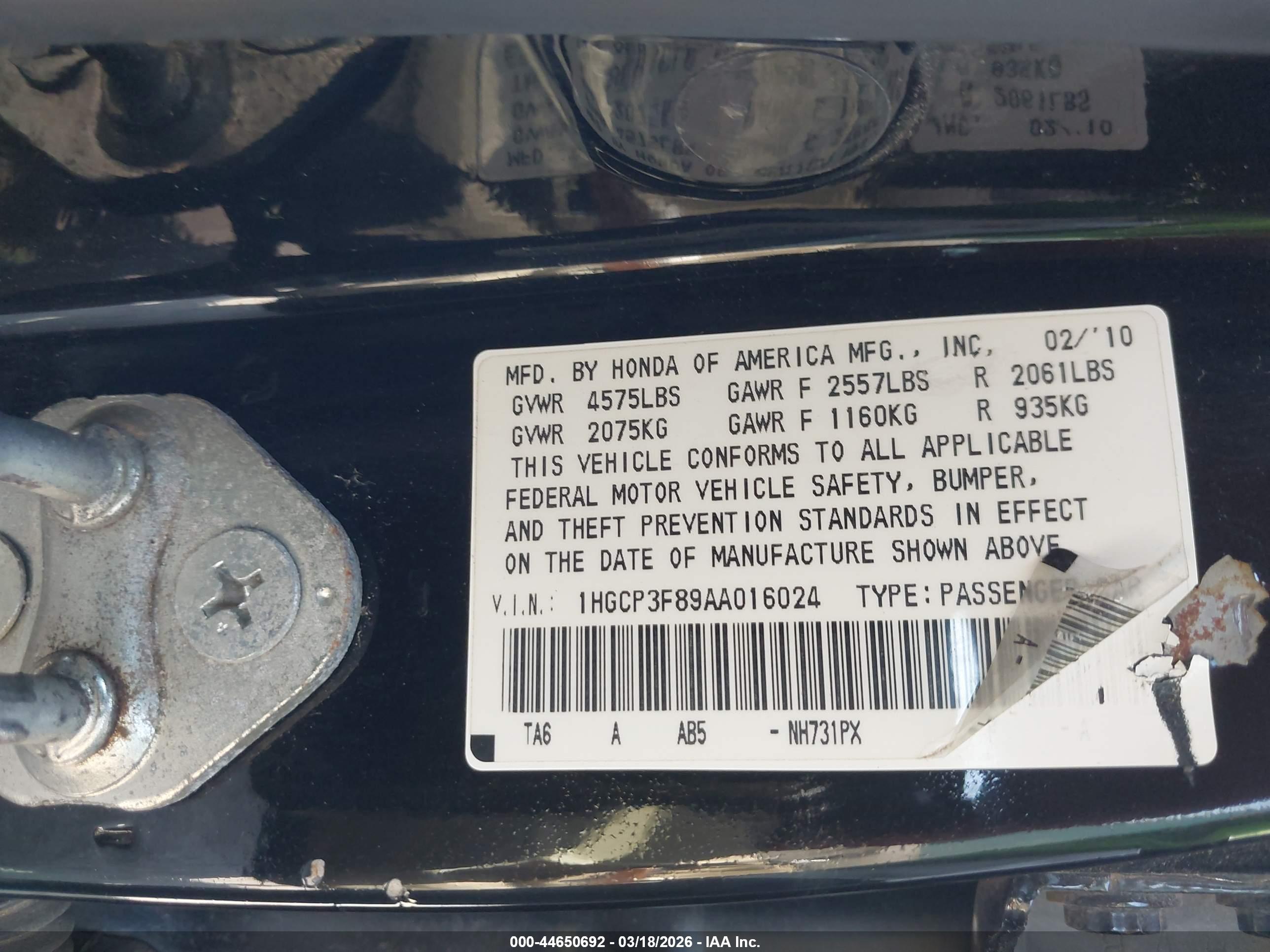 HONDA ACCORD image 9