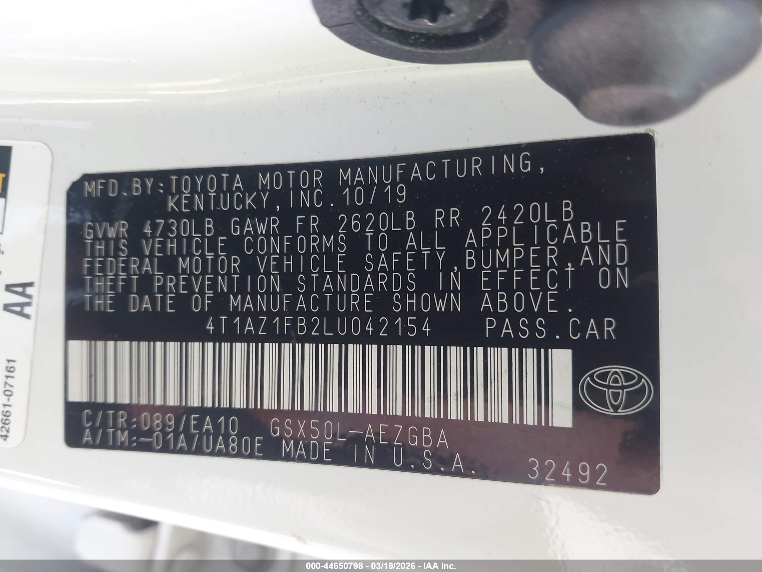 TOYOTA AVALON image 9