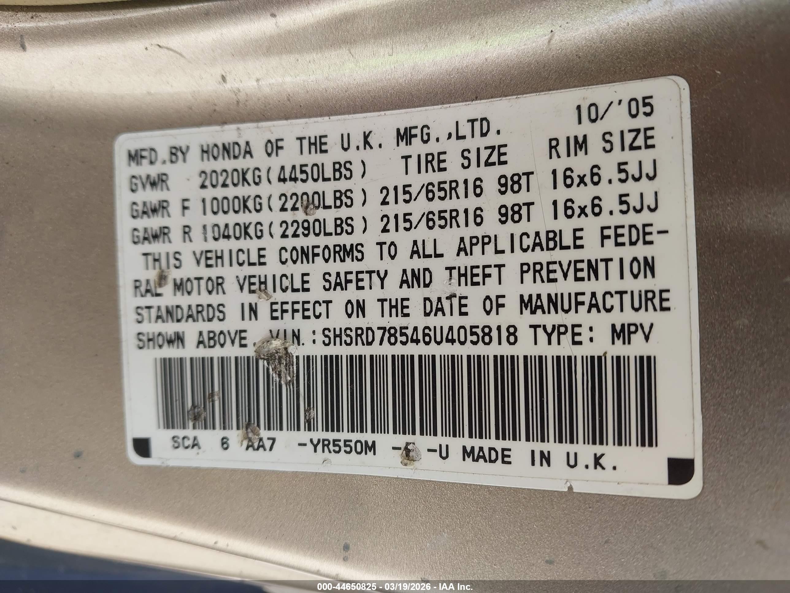 HONDA CR-V image 9