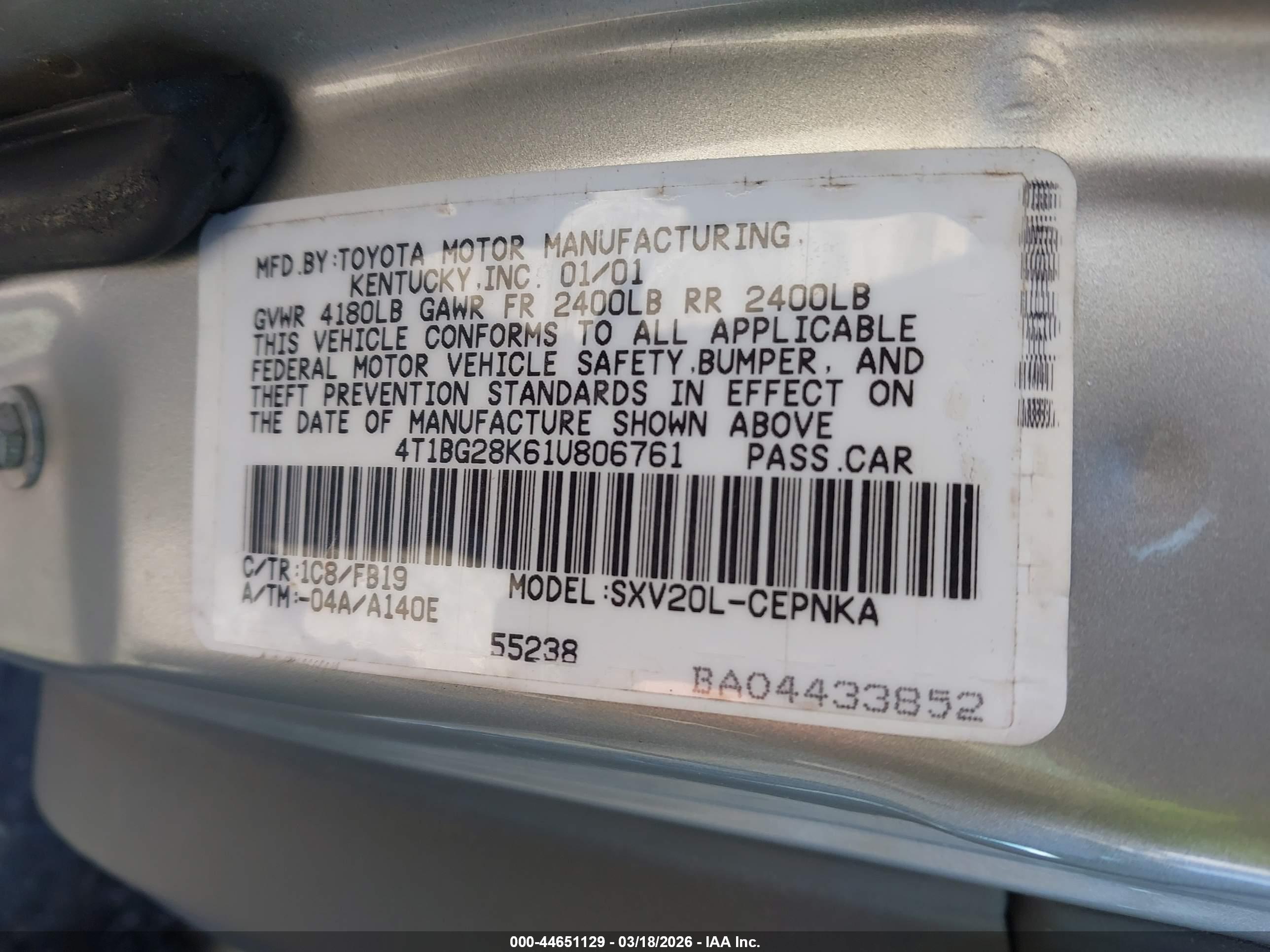 TOYOTA CAMRY image 9