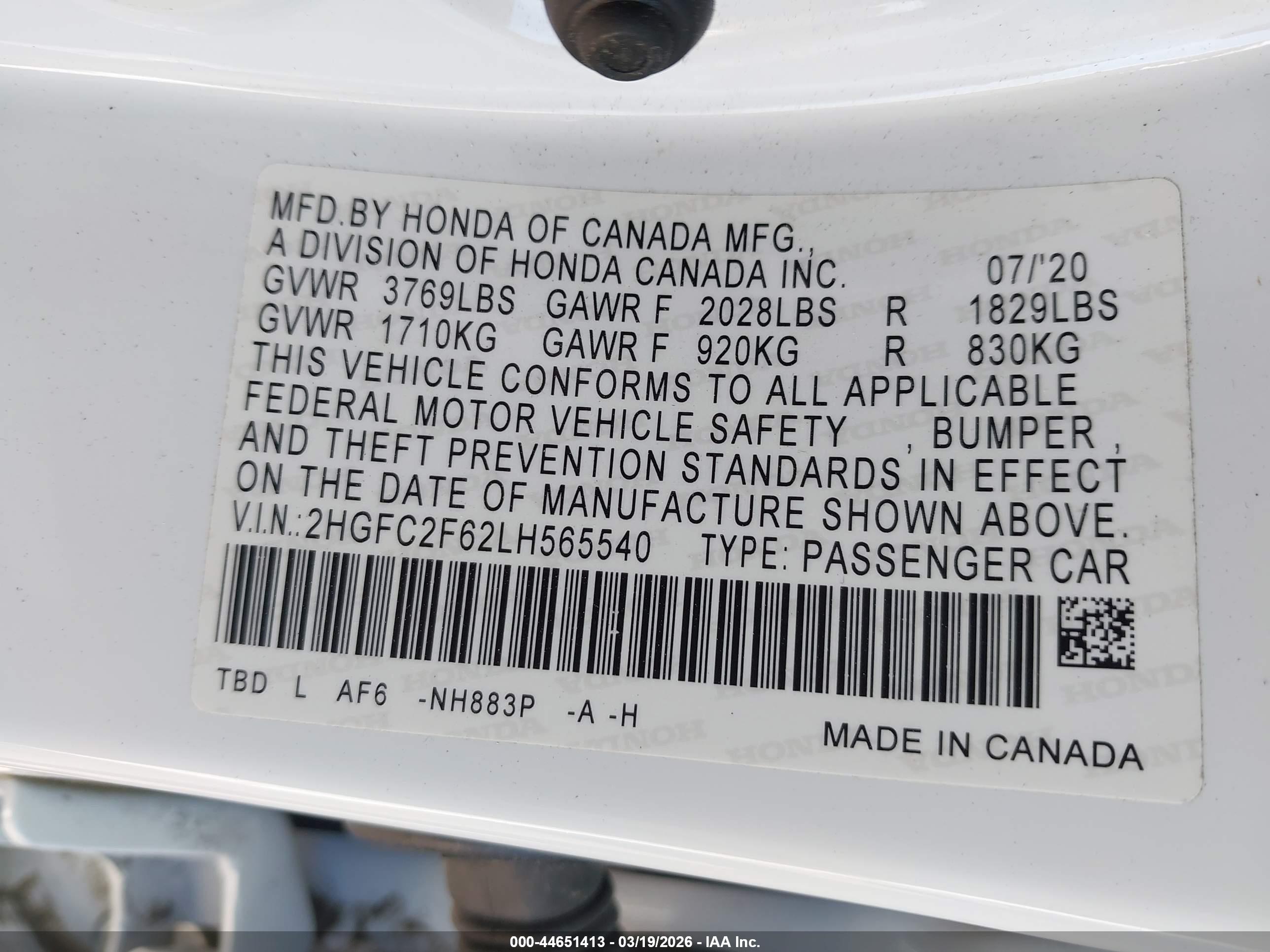 HONDA CIVIC image 9