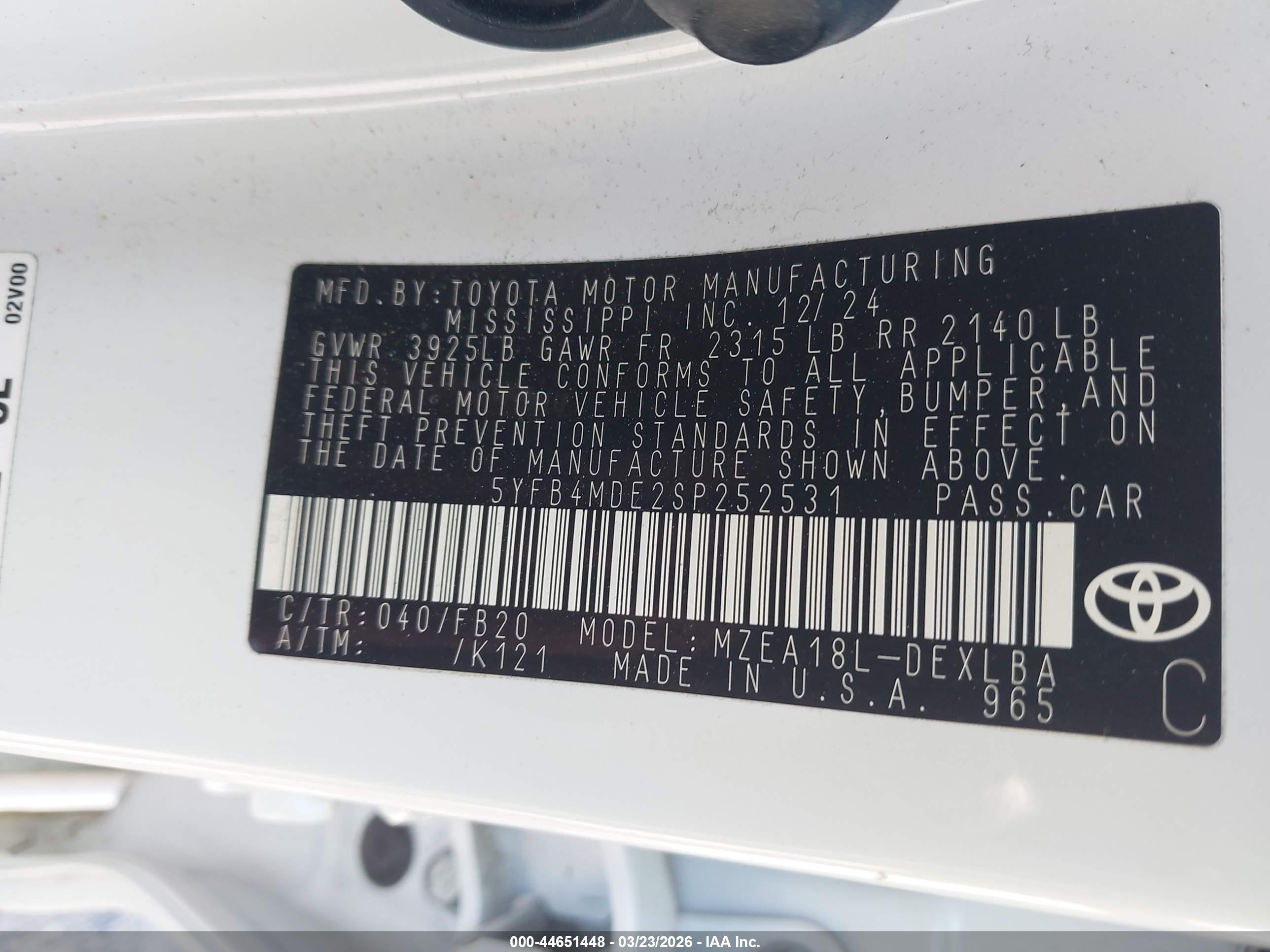 TOYOTA COROLLA image 9