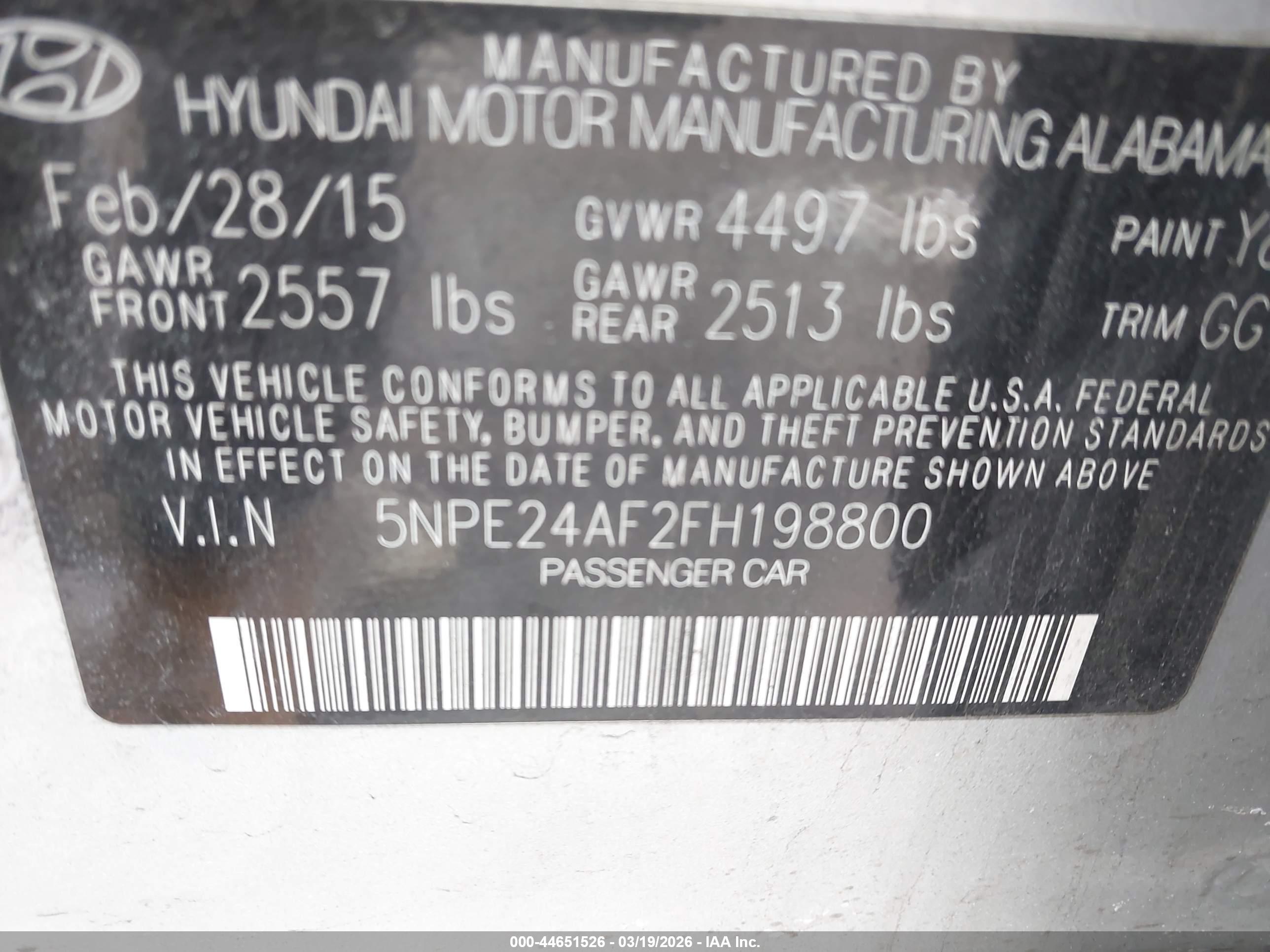 HYUNDAI SONATA image 9