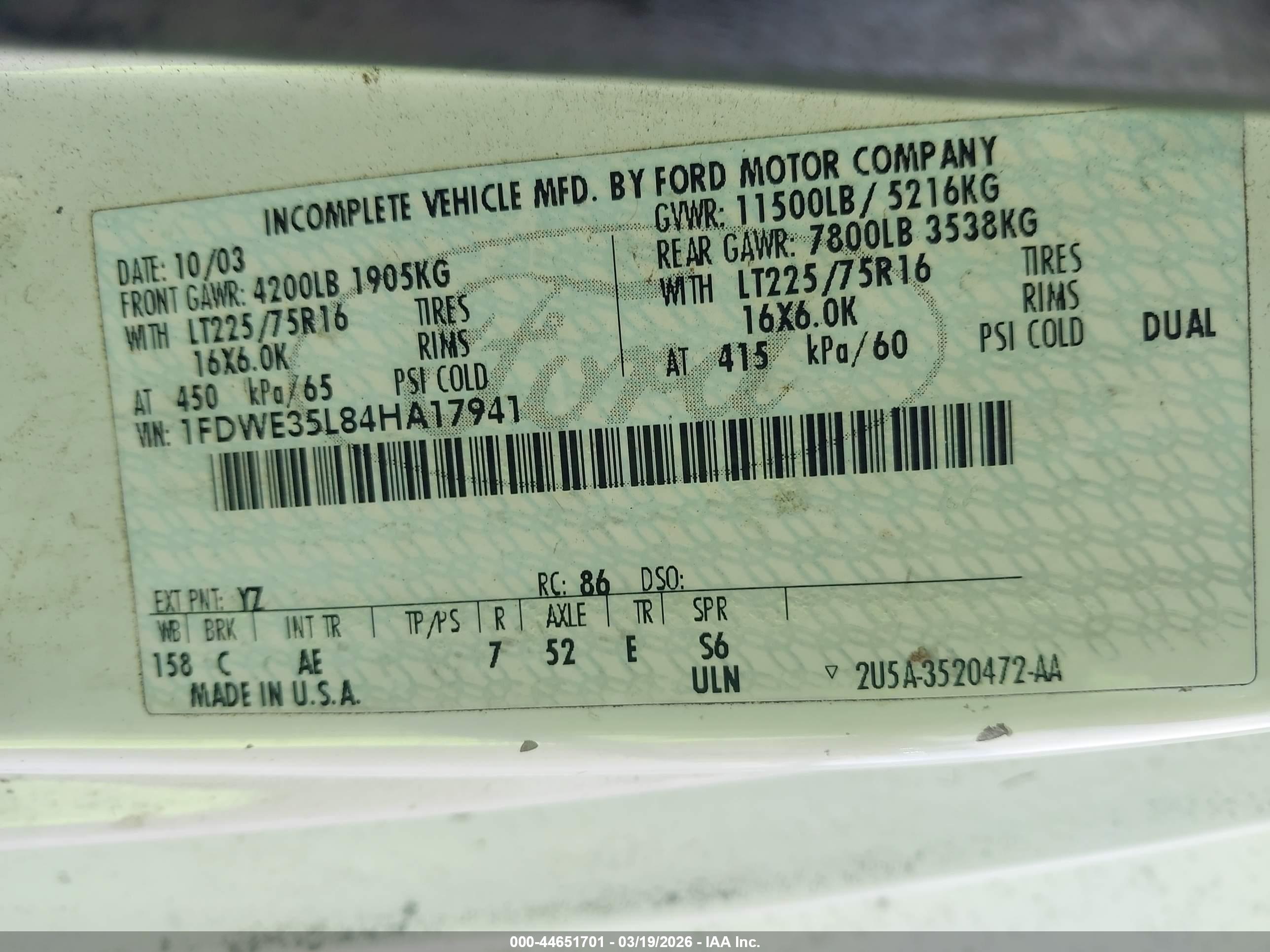 FORD E-350 image 9