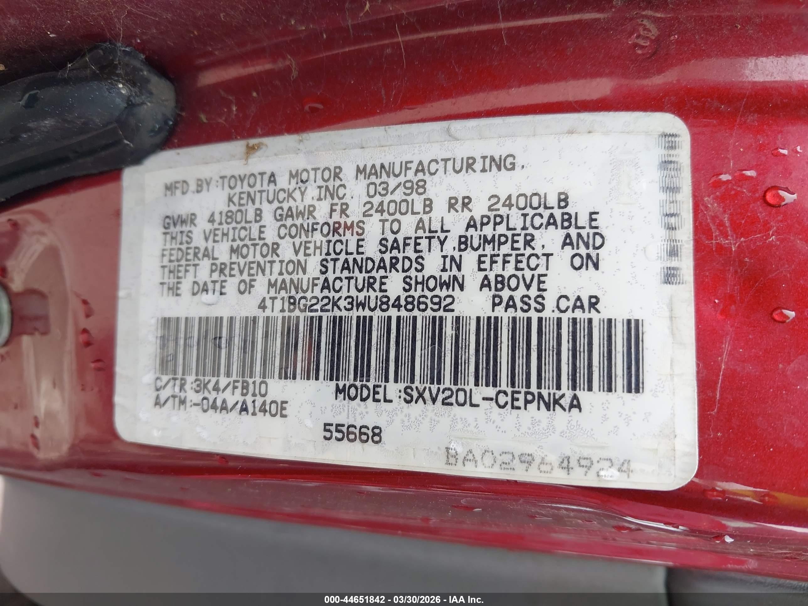TOYOTA CAMRY image 9