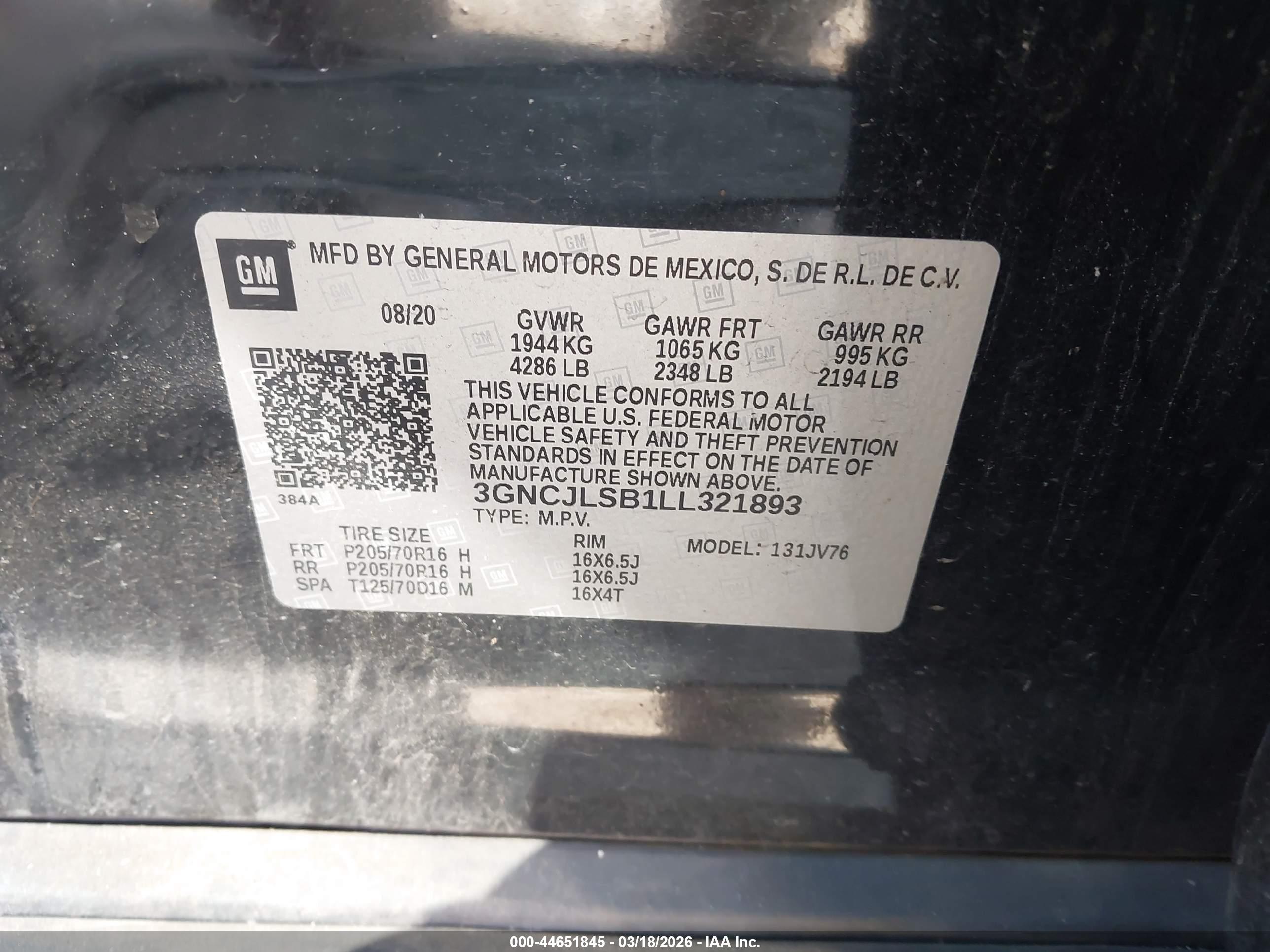 CHEVROLET TRAX image 9