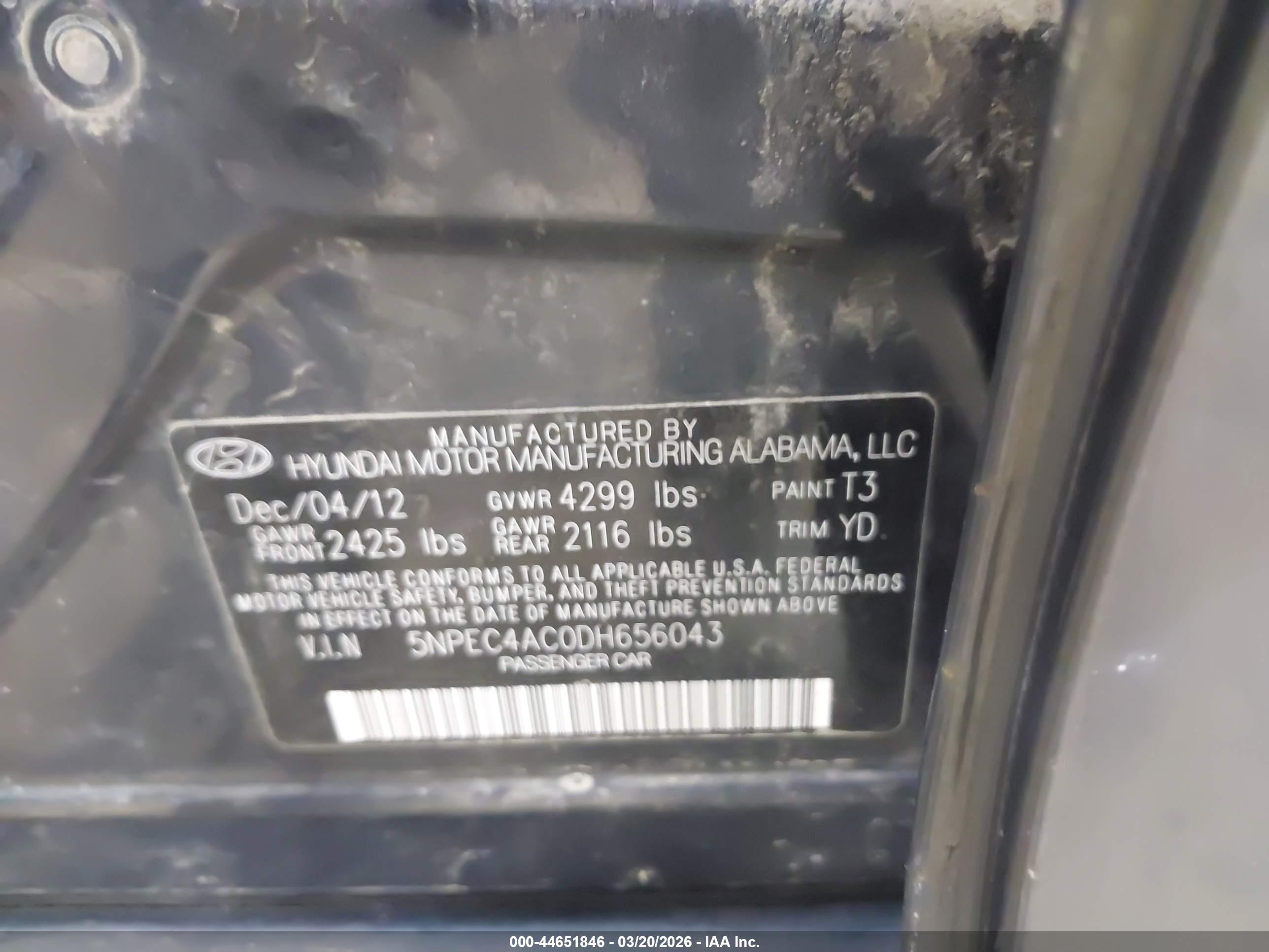 HYUNDAI SONATA image 9