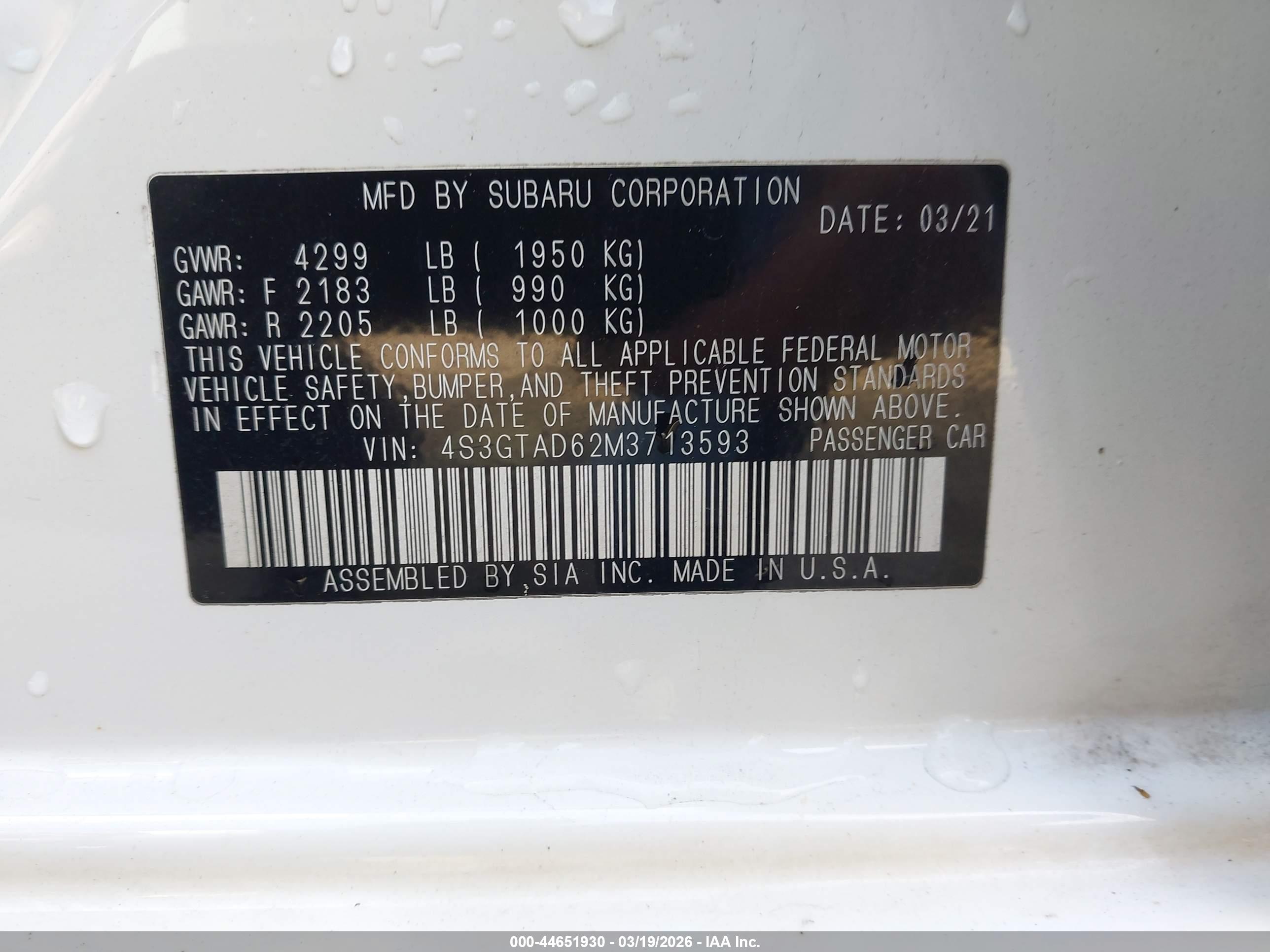 SUBARU IMPREZA image 9