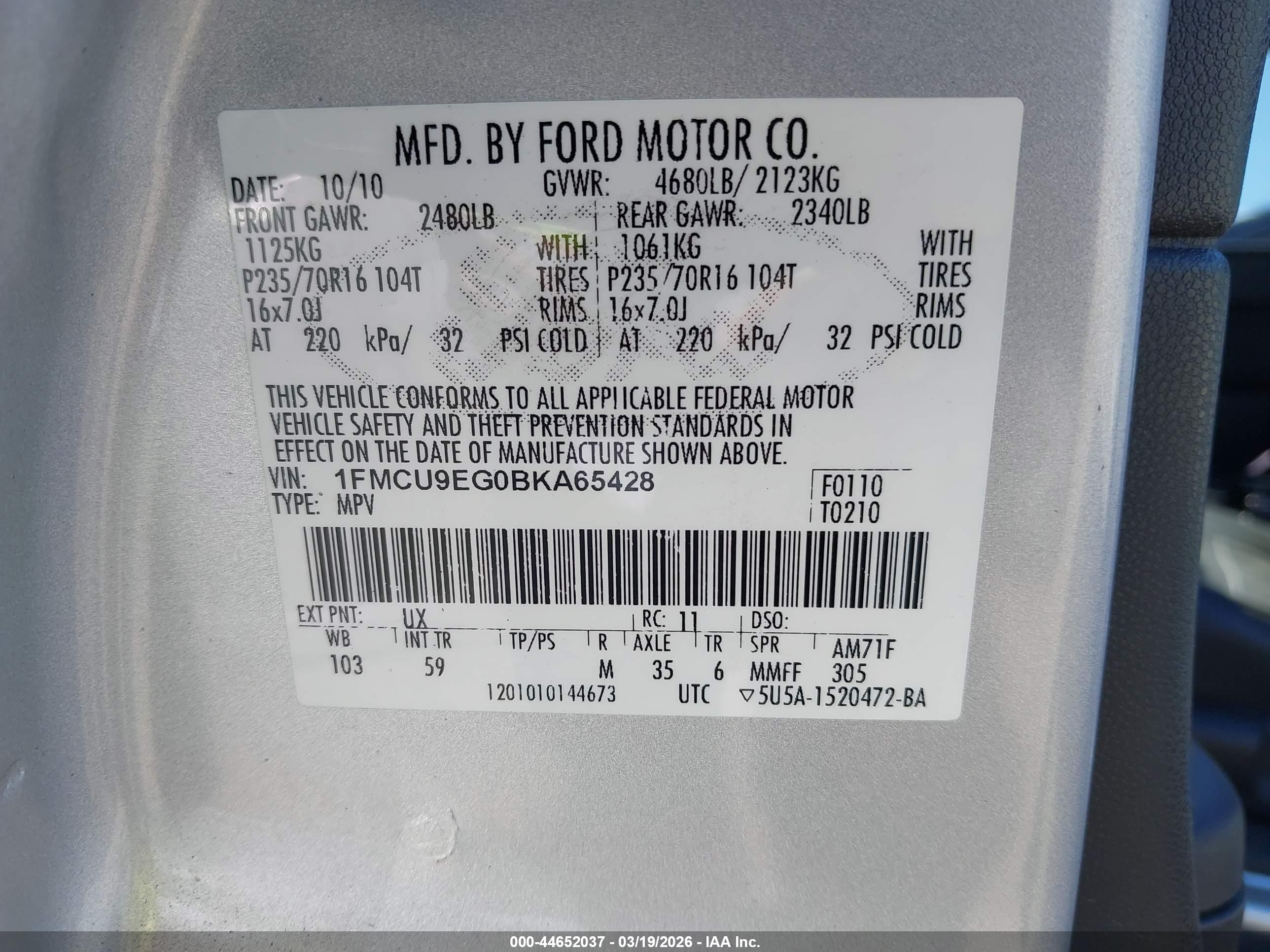 FORD ESCAPE image 9