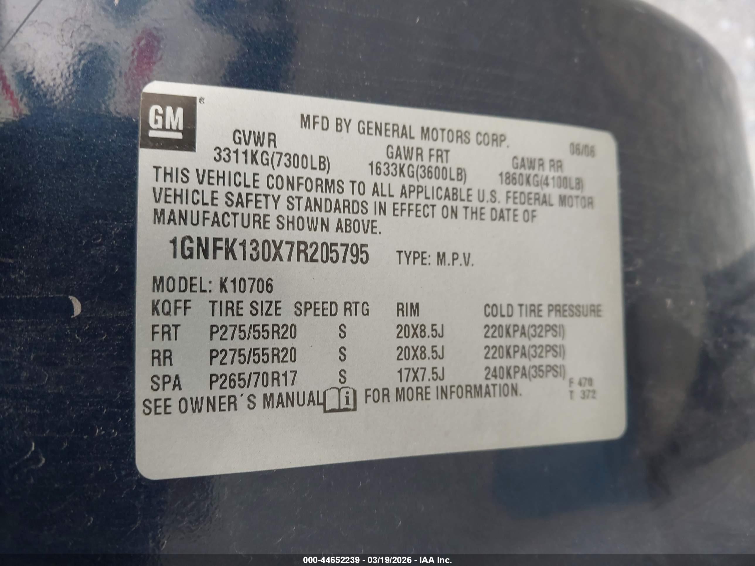 CHEVROLET TAHOE image 9