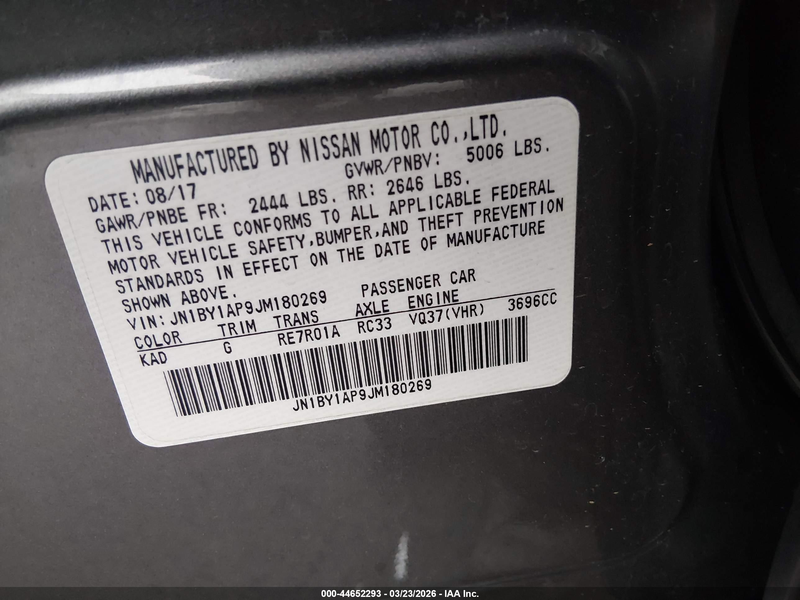 INFINITI Q70 image 9