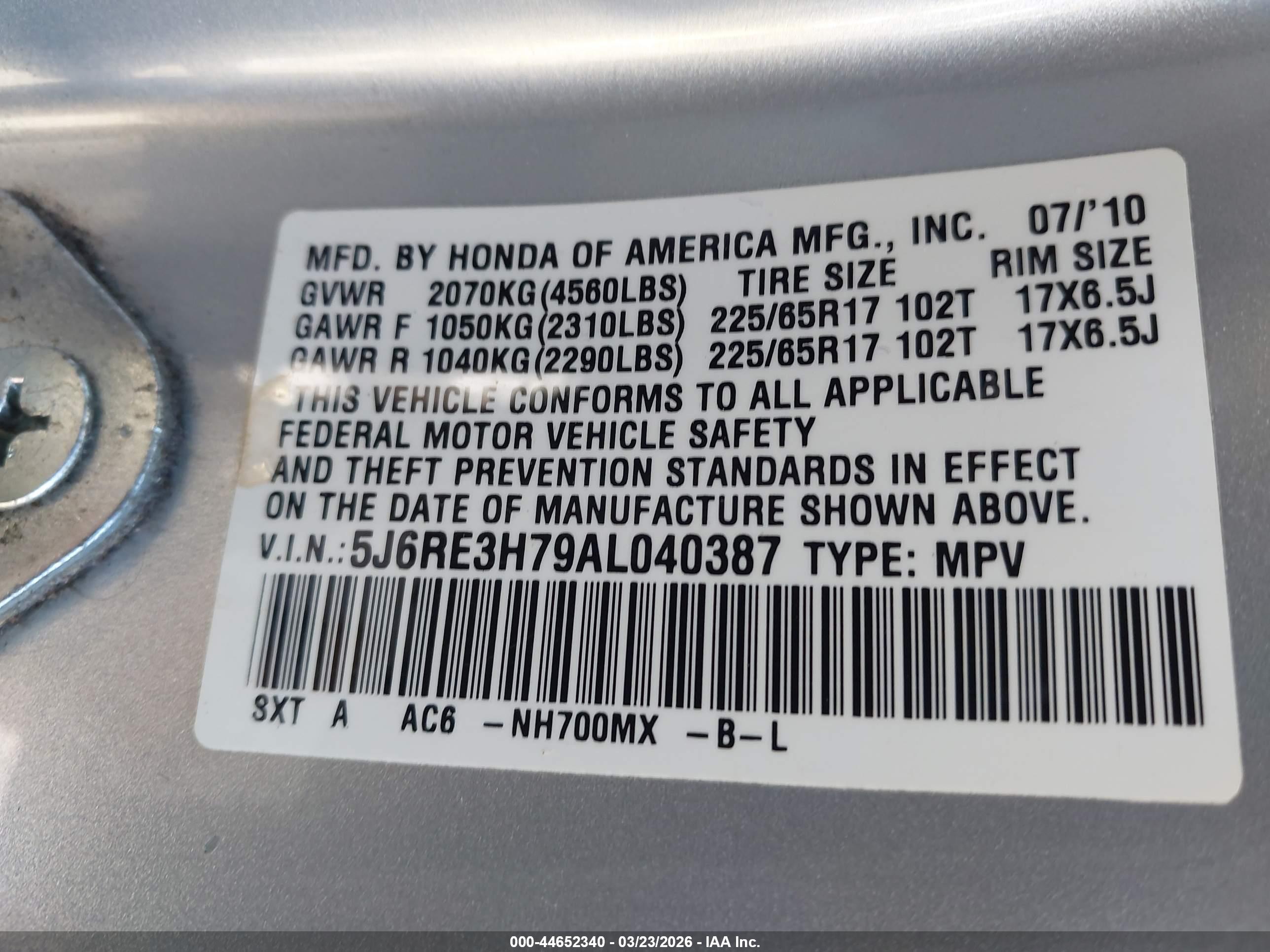 HONDA CR-V image 9
