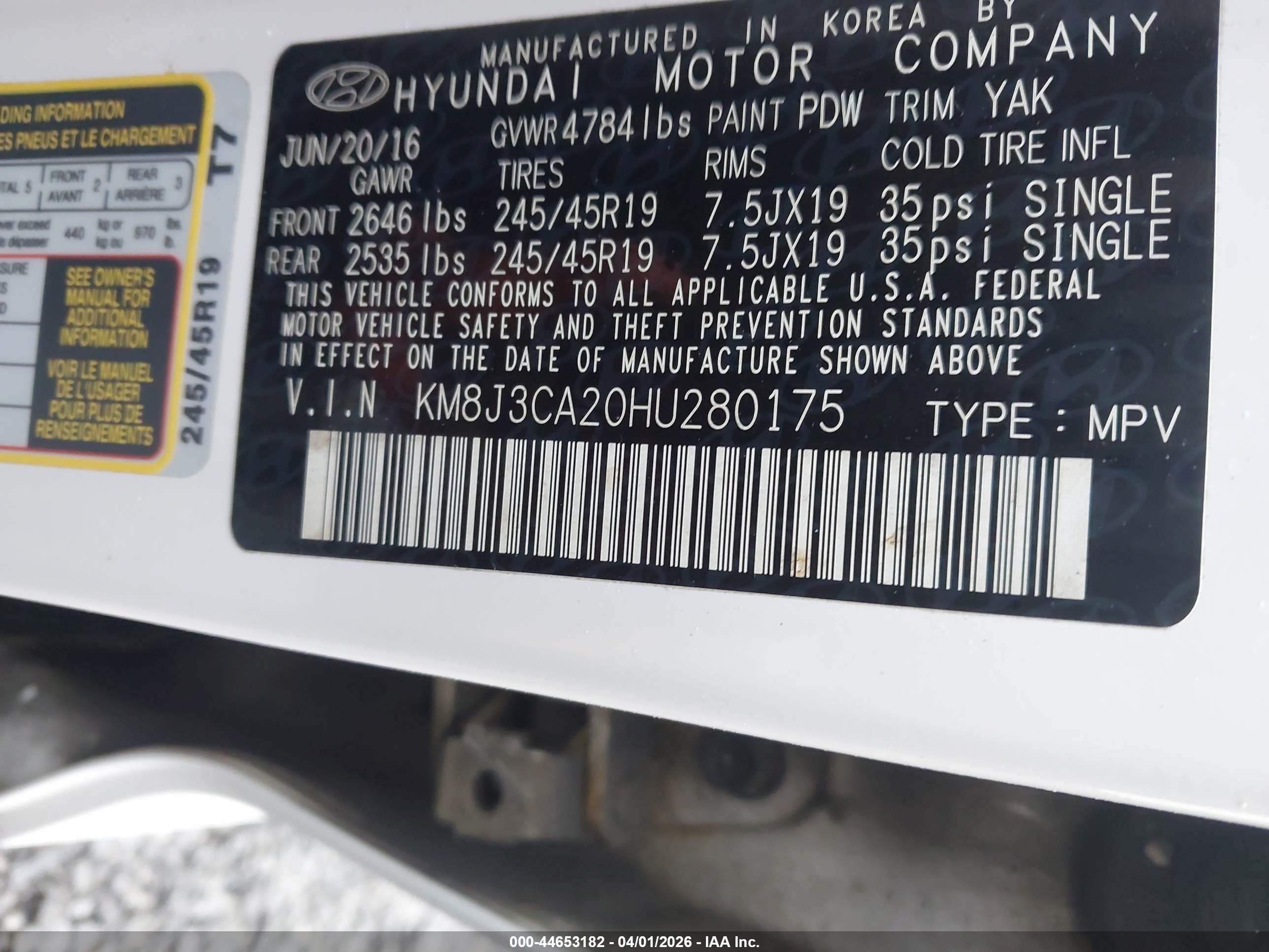 HYUNDAI TUCSON image 9