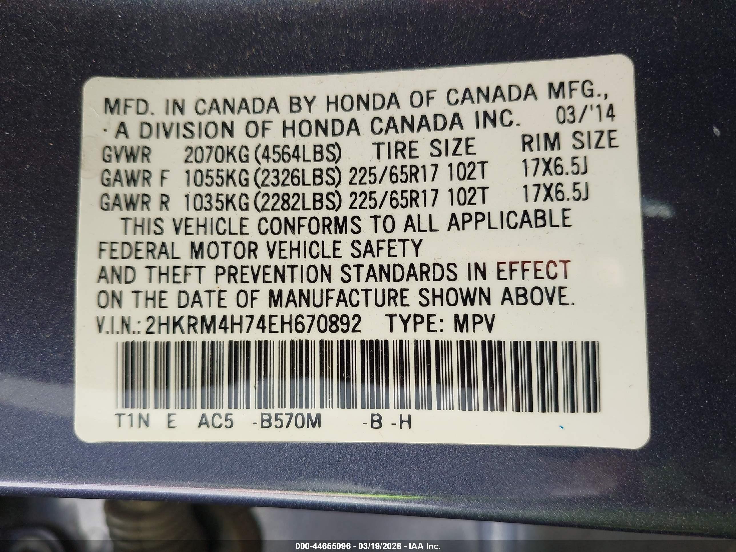 HONDA CR-V image 9