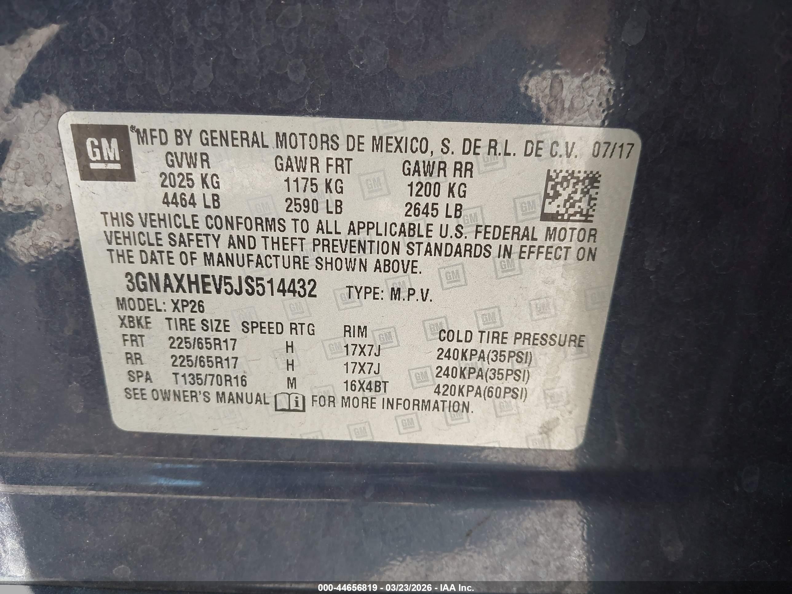 CHEVROLET EQUINOX image 9