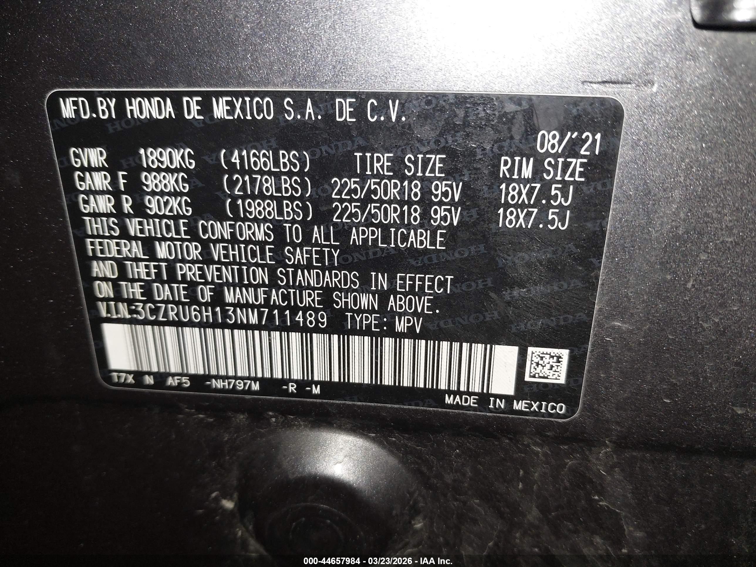 HONDA HR-V image 9