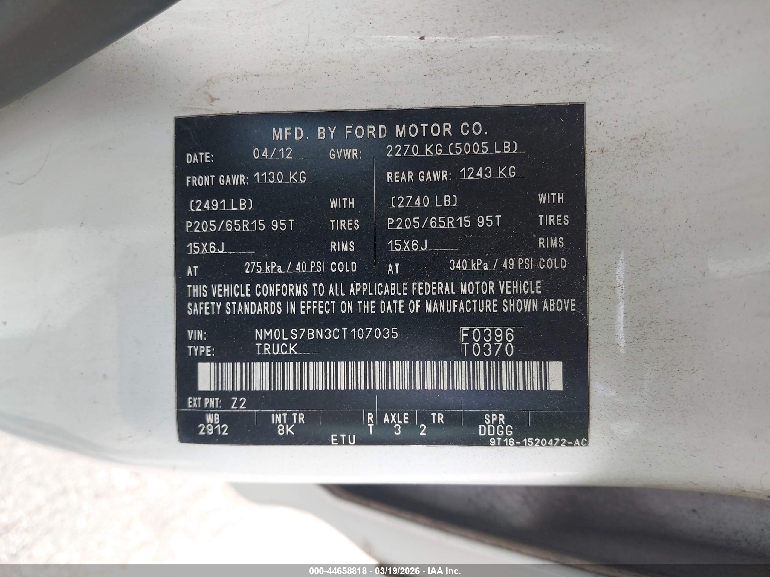 FORD TRANSIT image 9