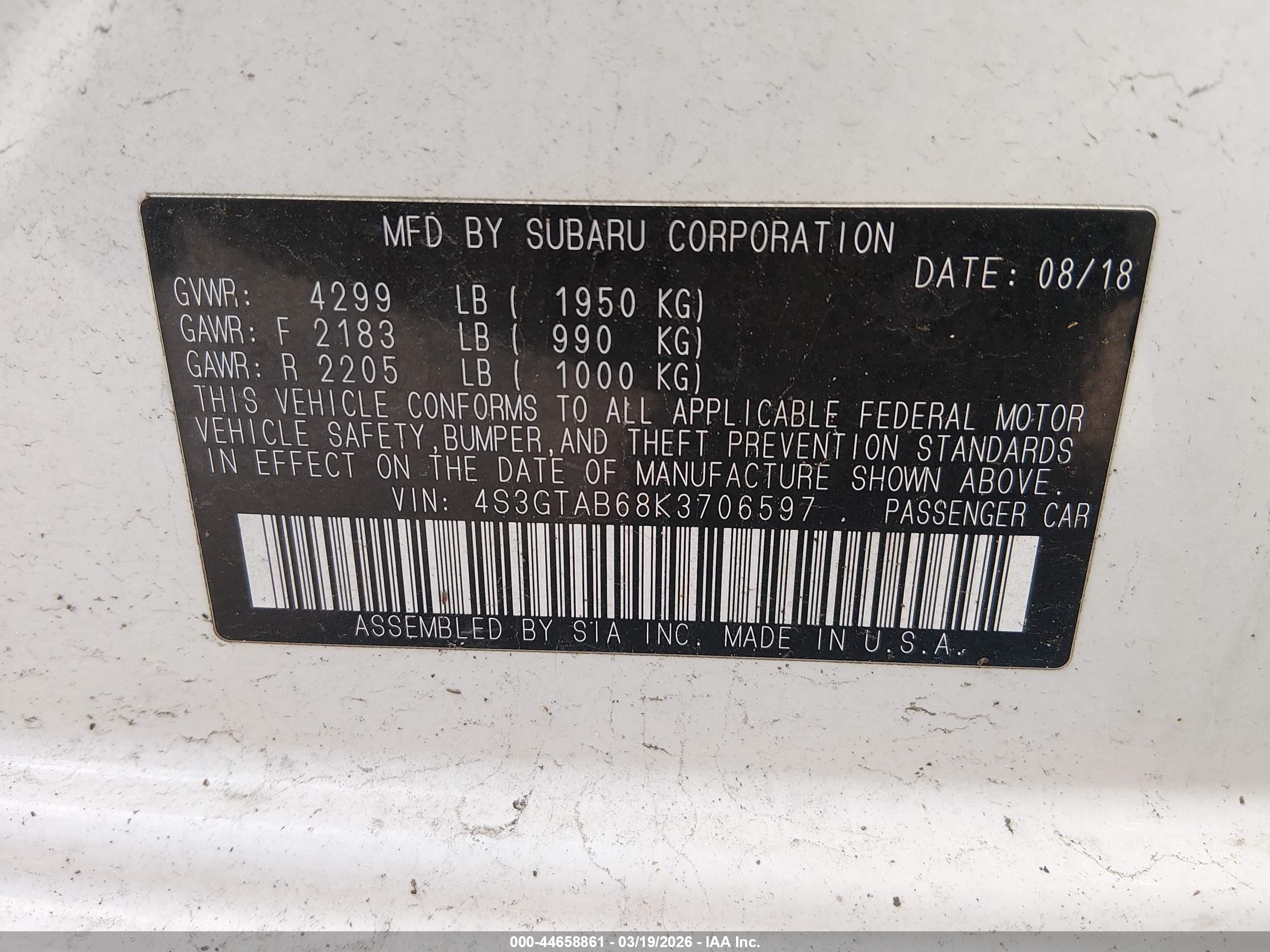 SUBARU IMPREZA image 9