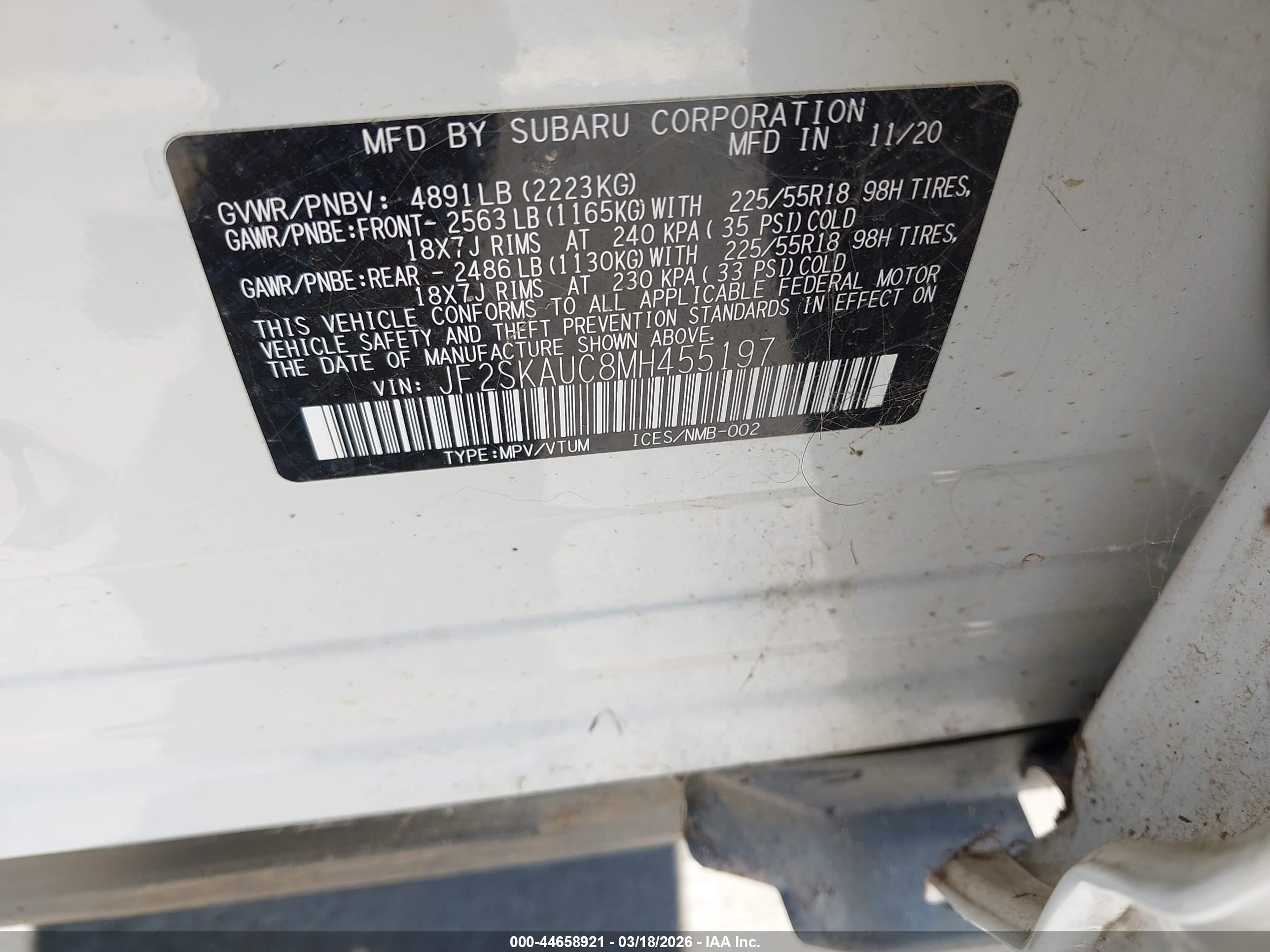 SUBARU FORESTER image 9