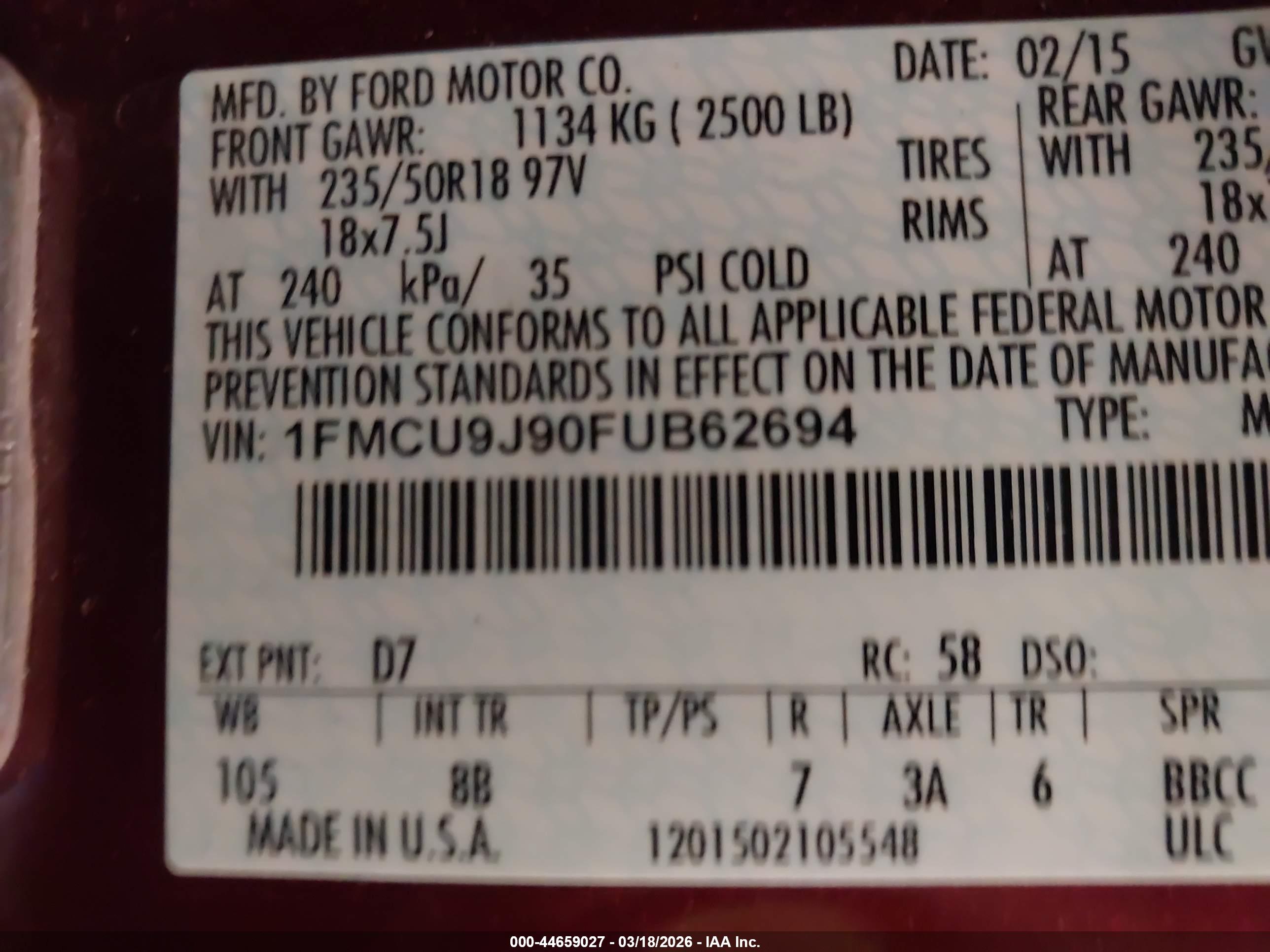 FORD ESCAPE image 9