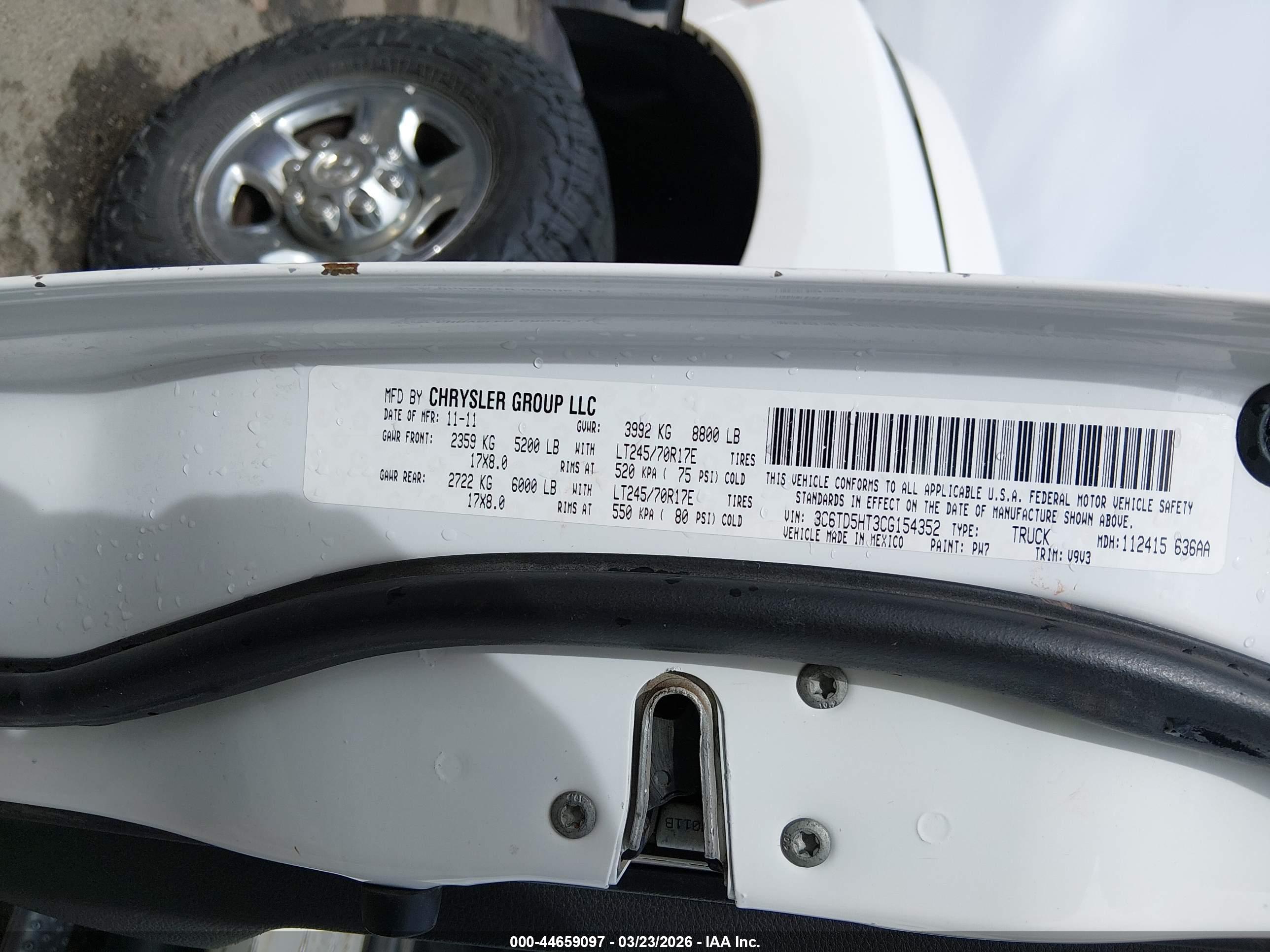 RAM 2500 image 9