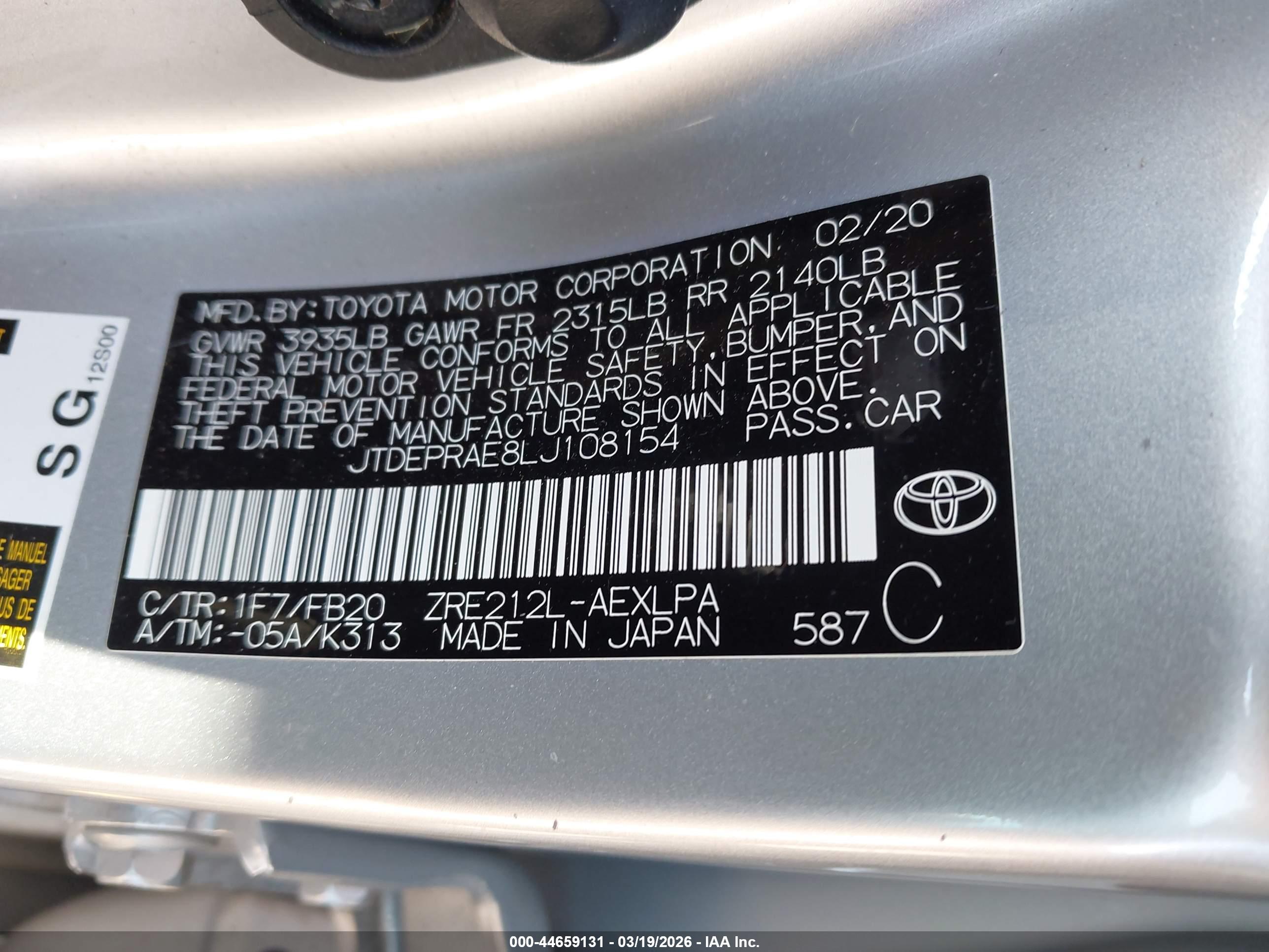 TOYOTA COROLLA image 9