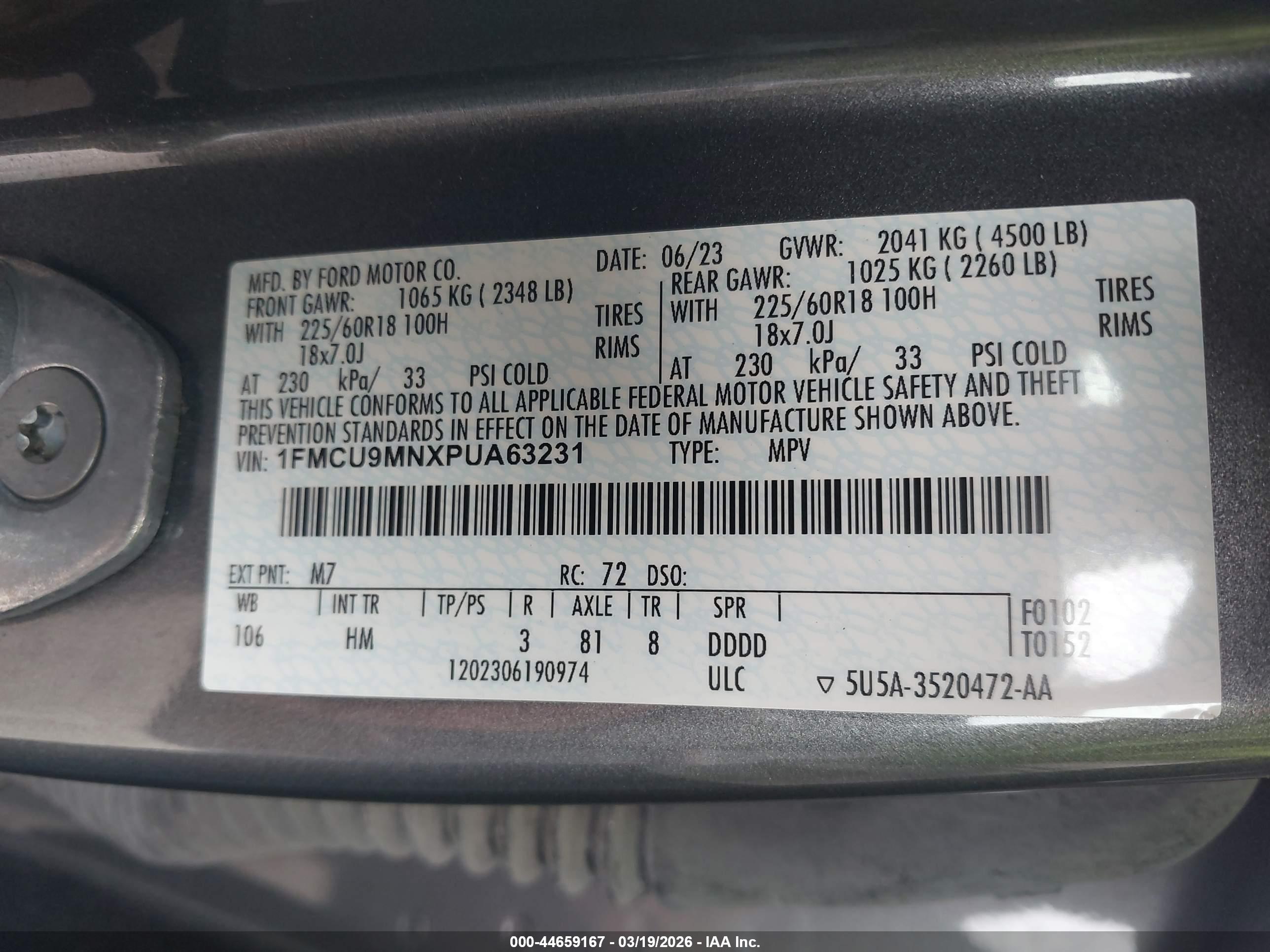 FORD ESCAPE image 9