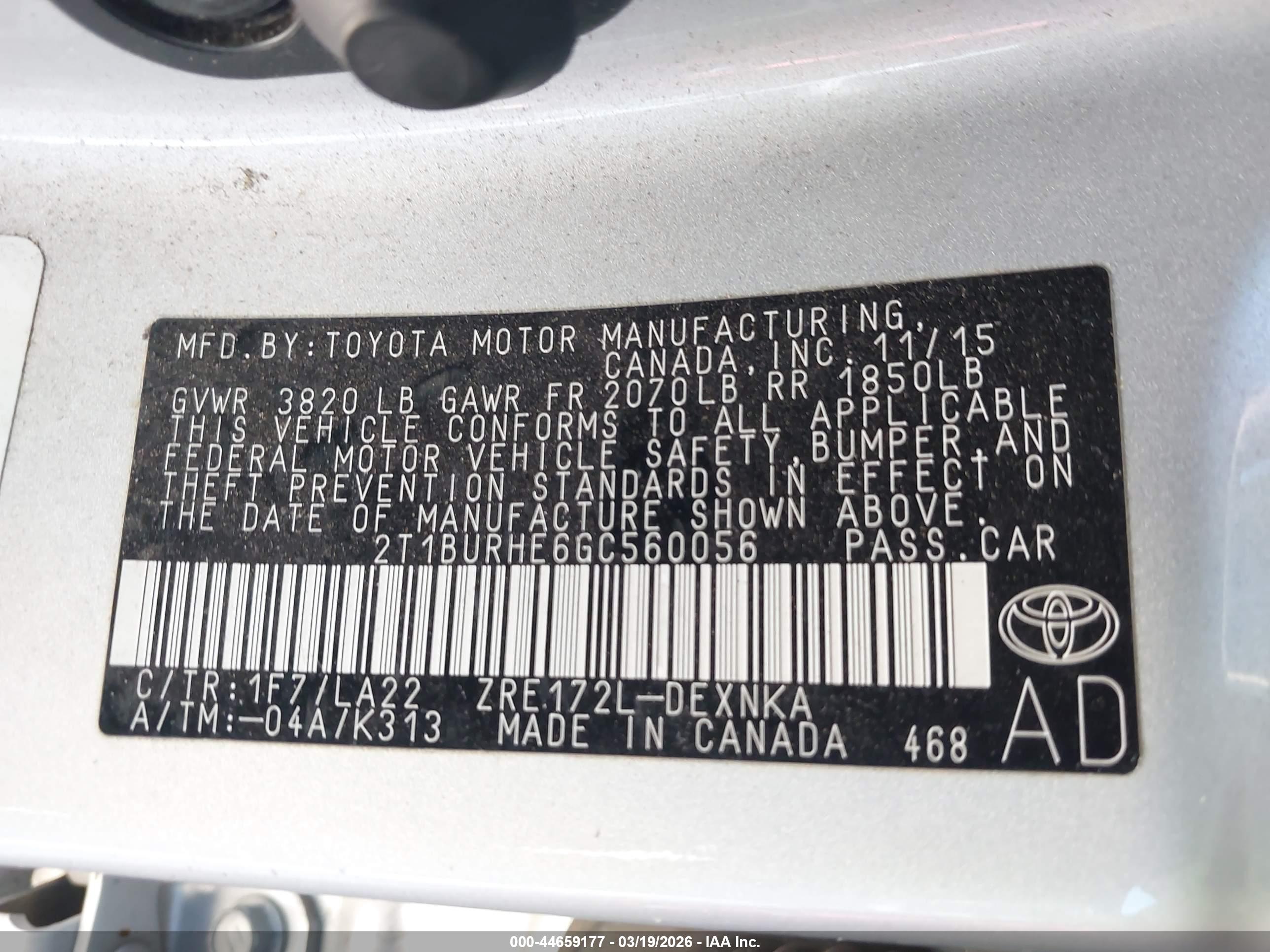 TOYOTA COROLLA image 9