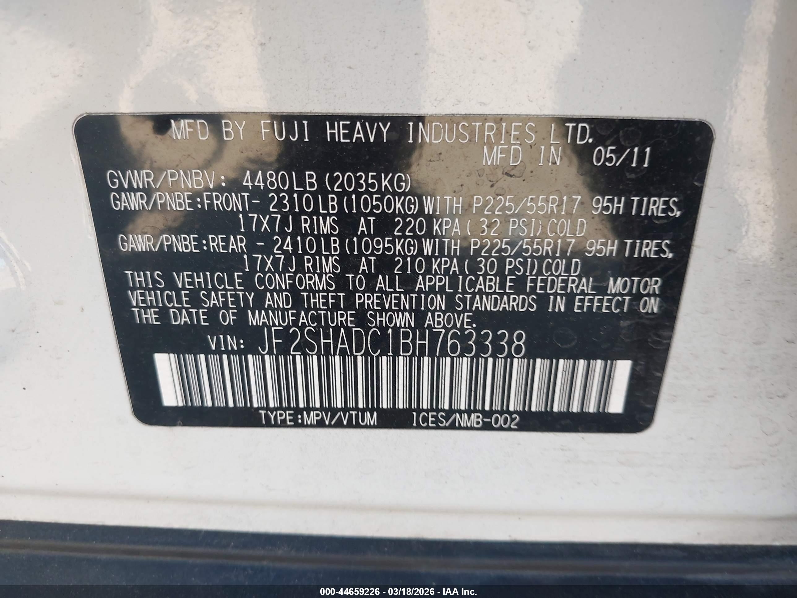 SUBARU FORESTER image 9