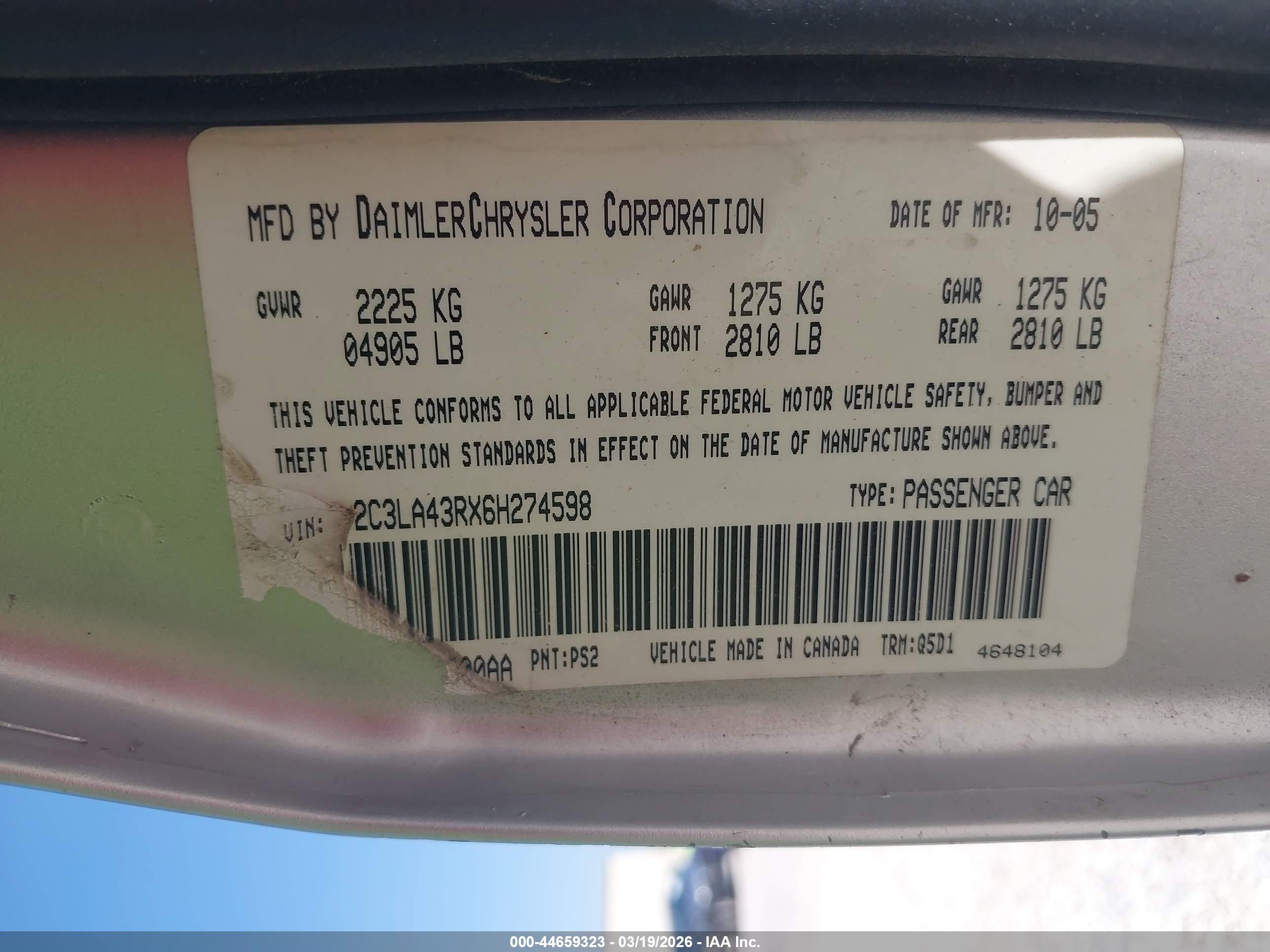 CHRYSLER 300 image 9