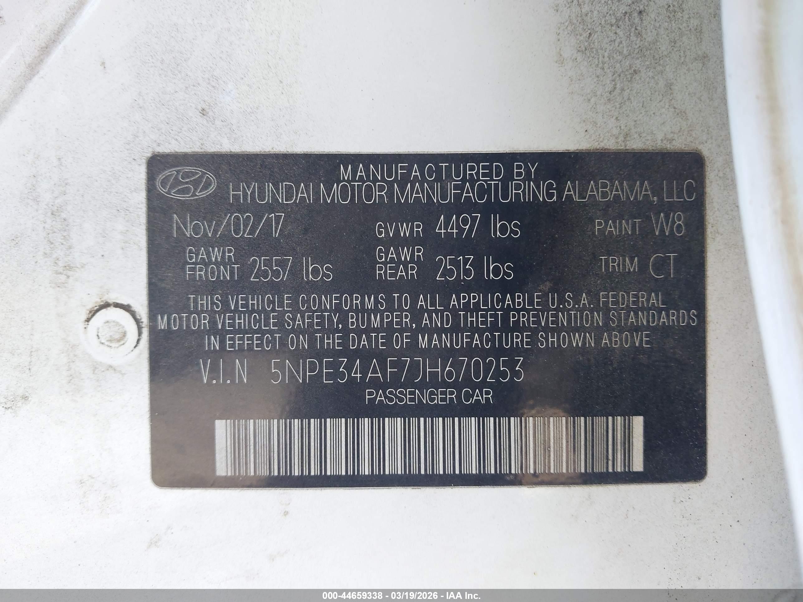 HYUNDAI SONATA image 9