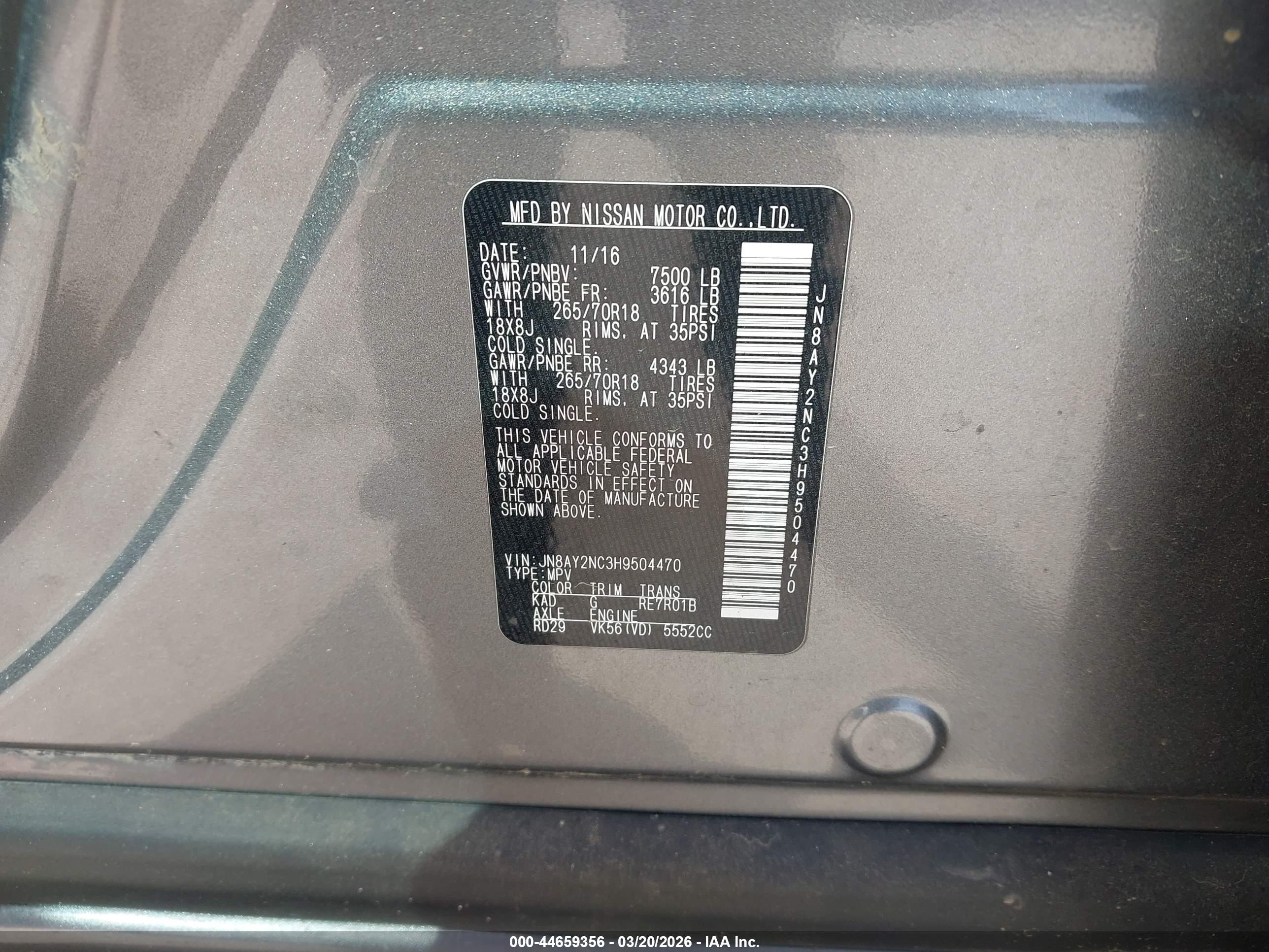 NISSAN ARMADA image 9