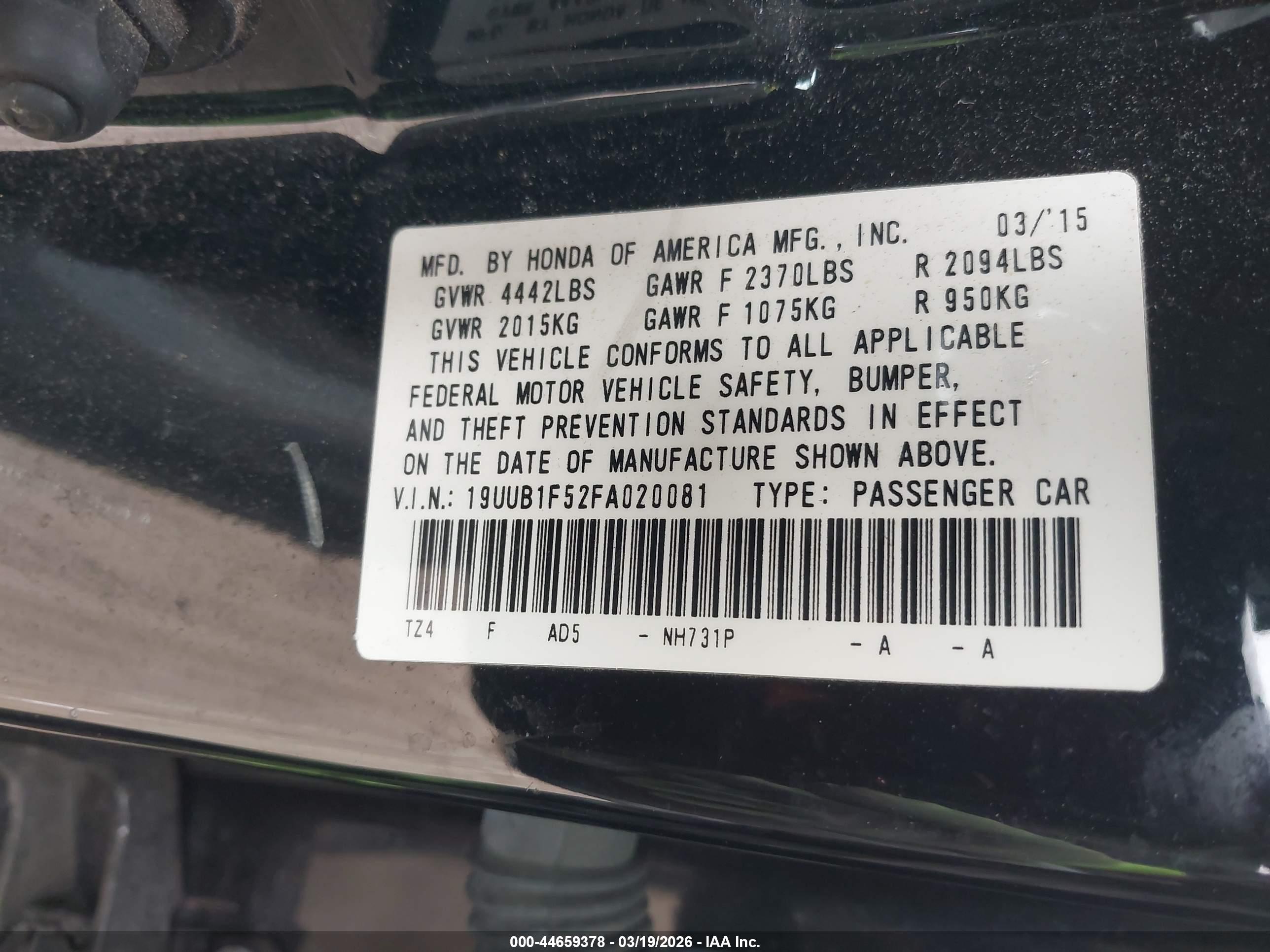 ACURA TLX image 9