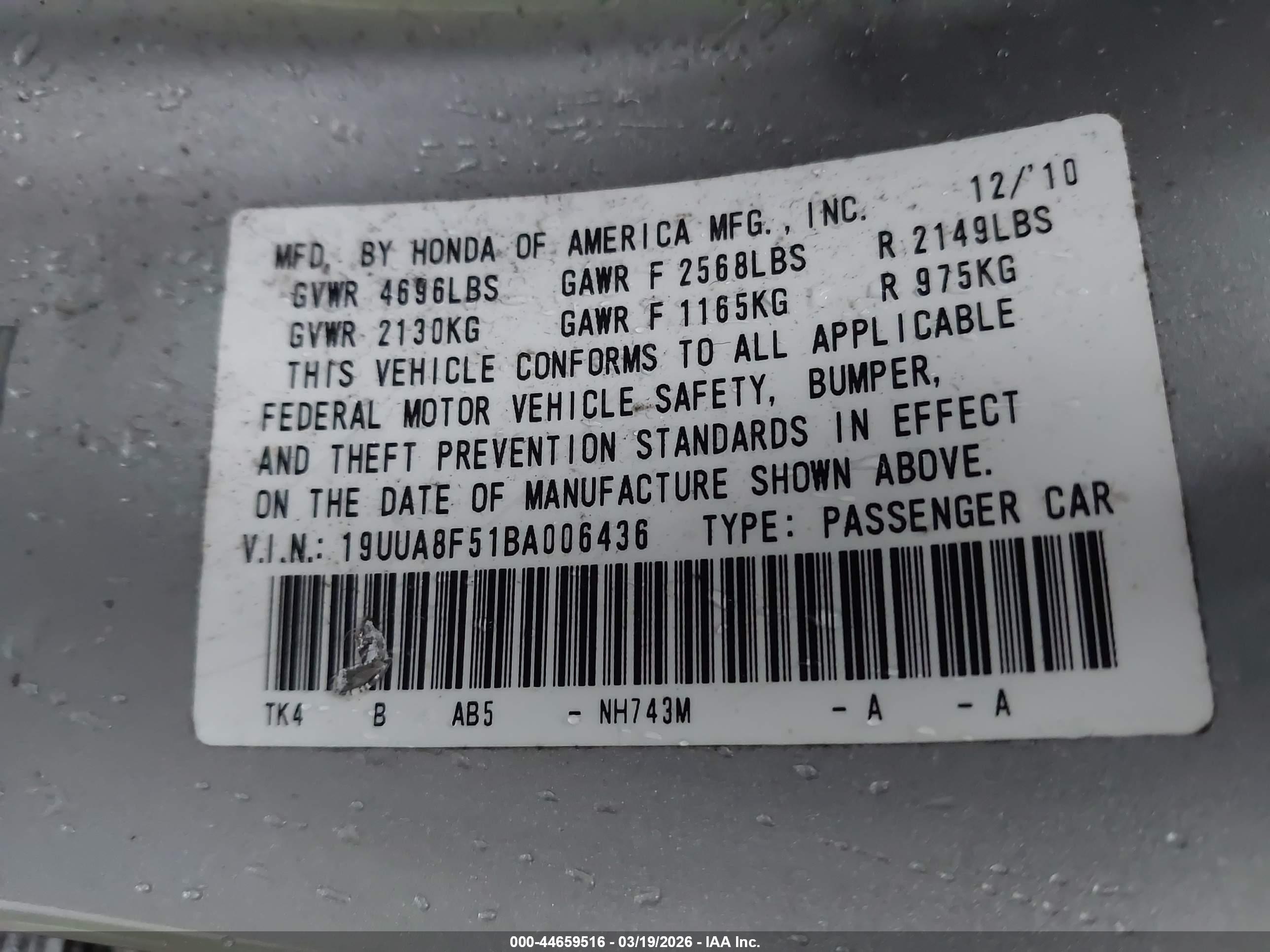 ACURA TL image 9