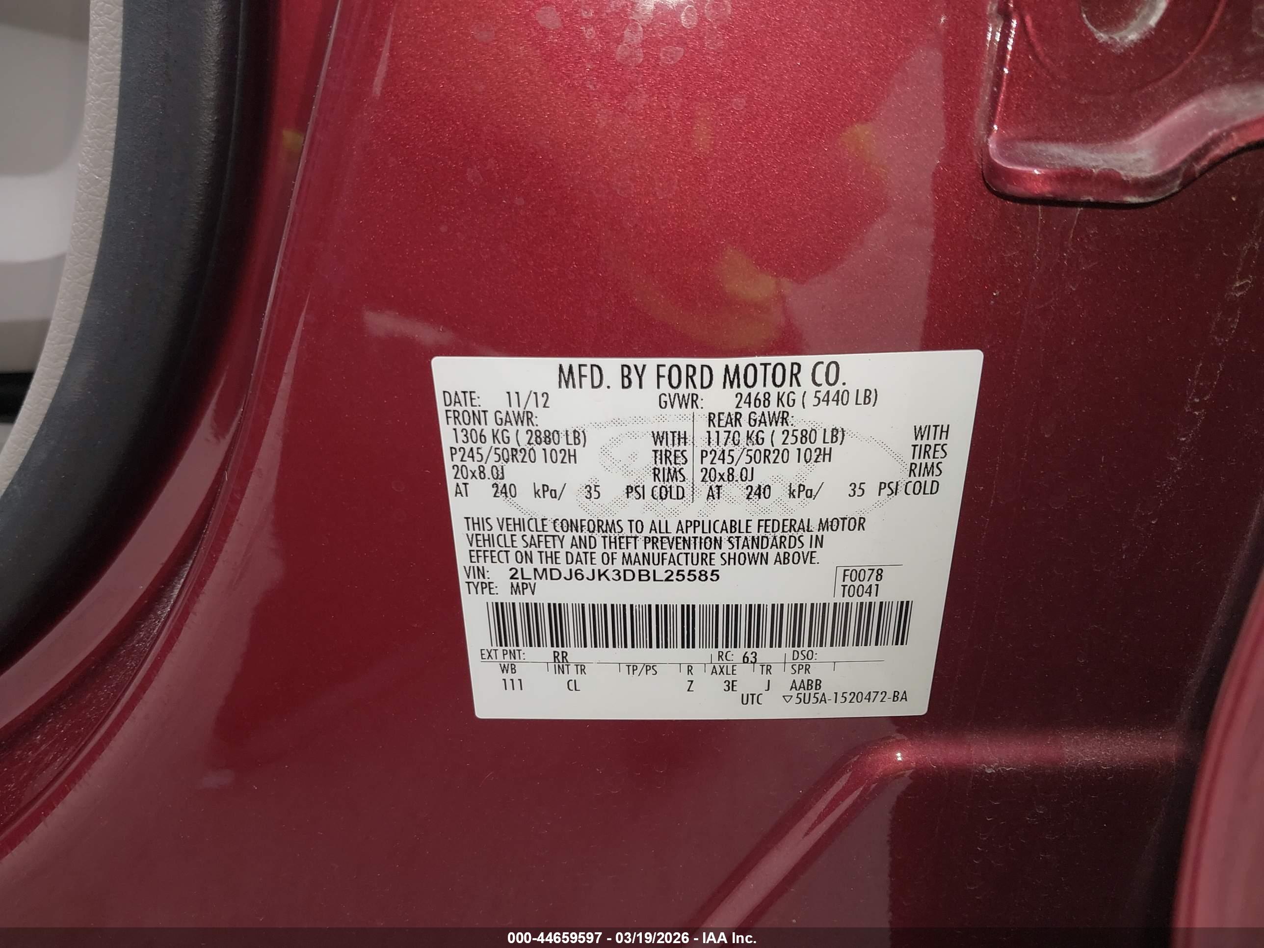 LINCOLN MKX image 9