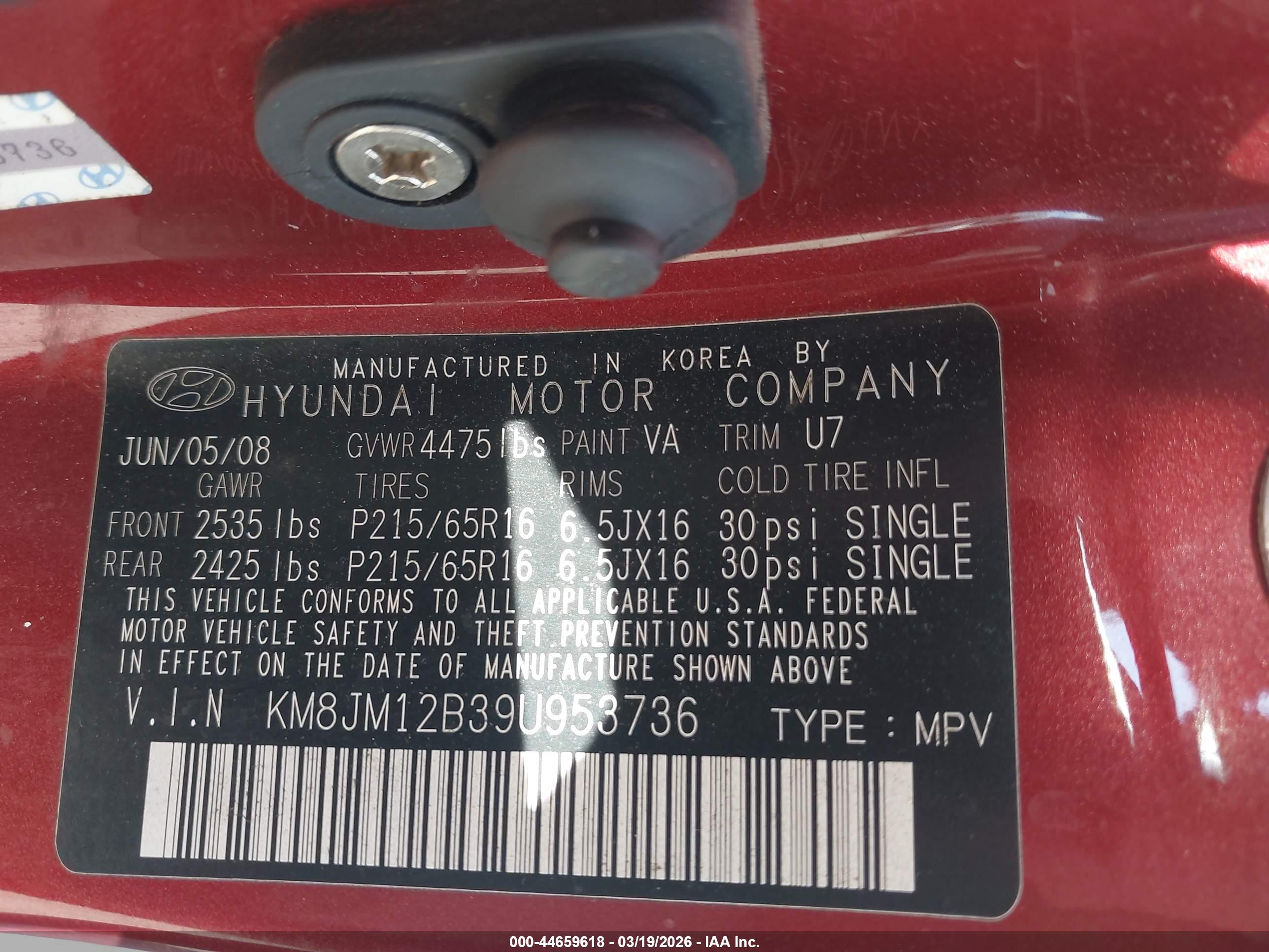 HYUNDAI TUCSON image 9