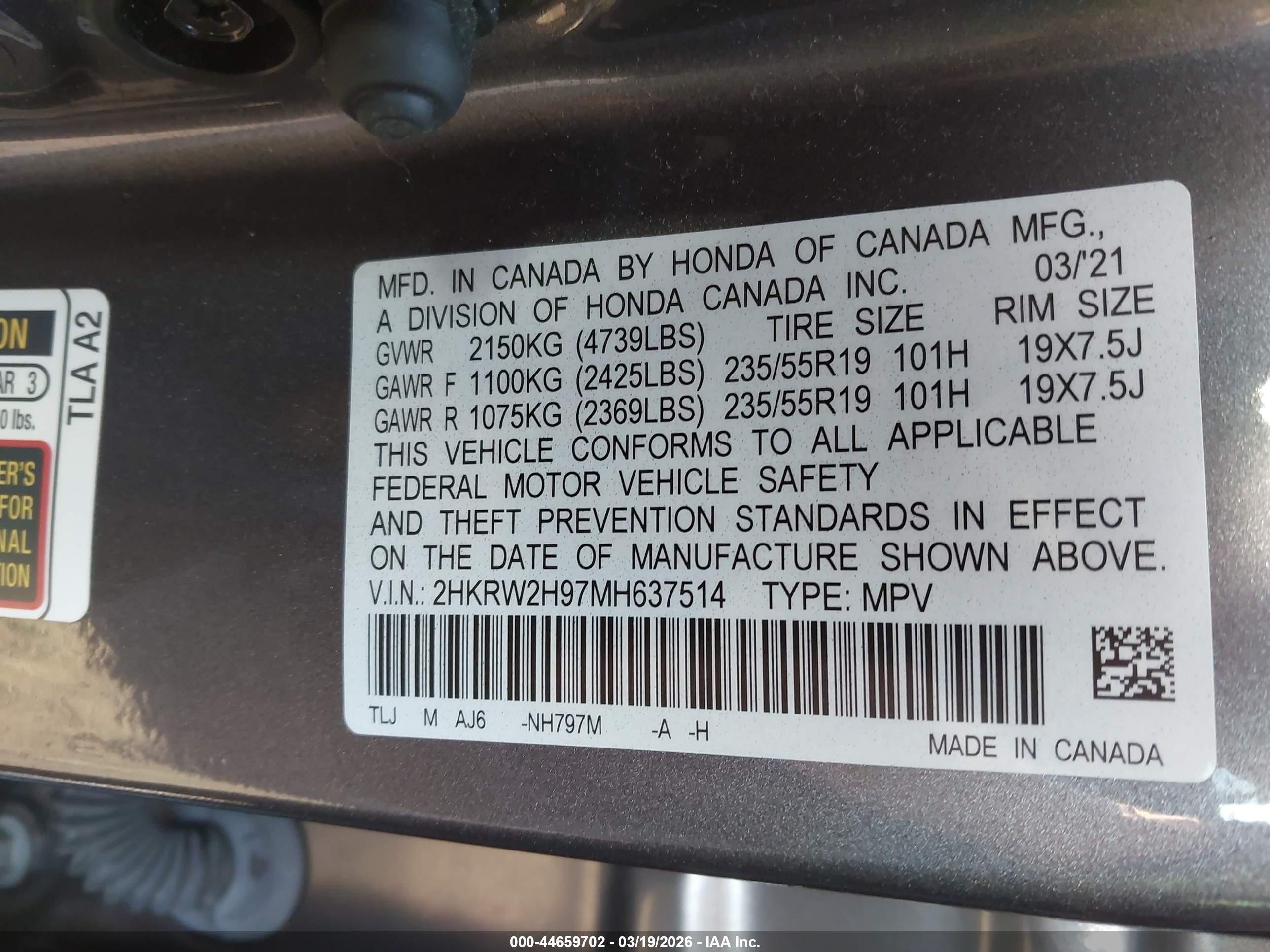 HONDA CR-V image 9
